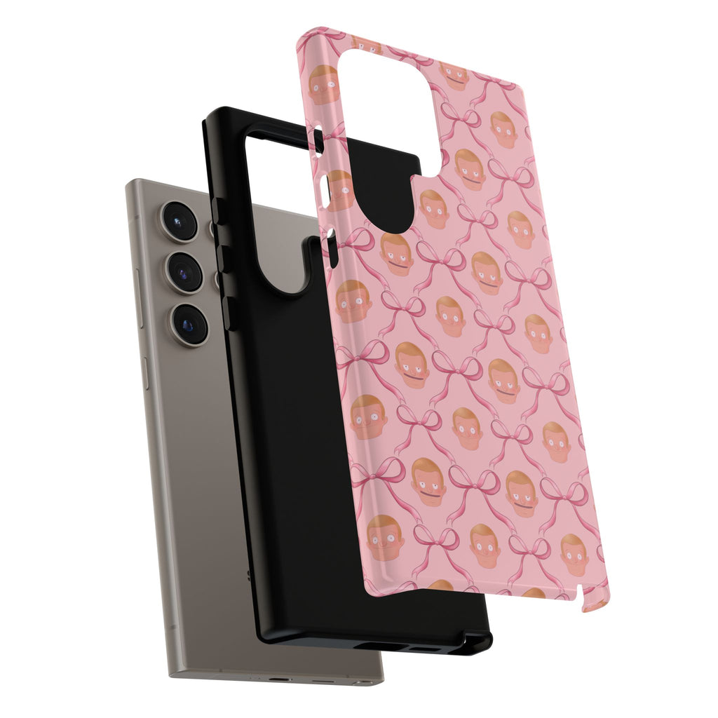 Bob's Burgers Inspired Regular Size Rudy Pink Coquette Tough Case for iPhone, Google, and Samsung