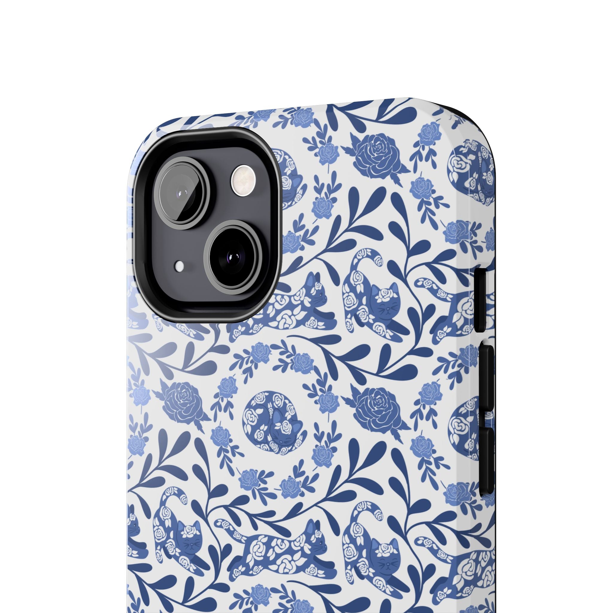 Kitty Fine China Tough Phone Case (iPhone, Samsung) Not MagSafe!