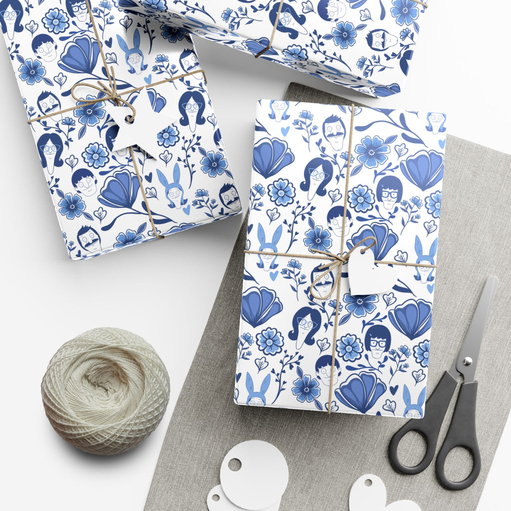 Bob's Burgers Inspired Fine China Floral Gift Wrap