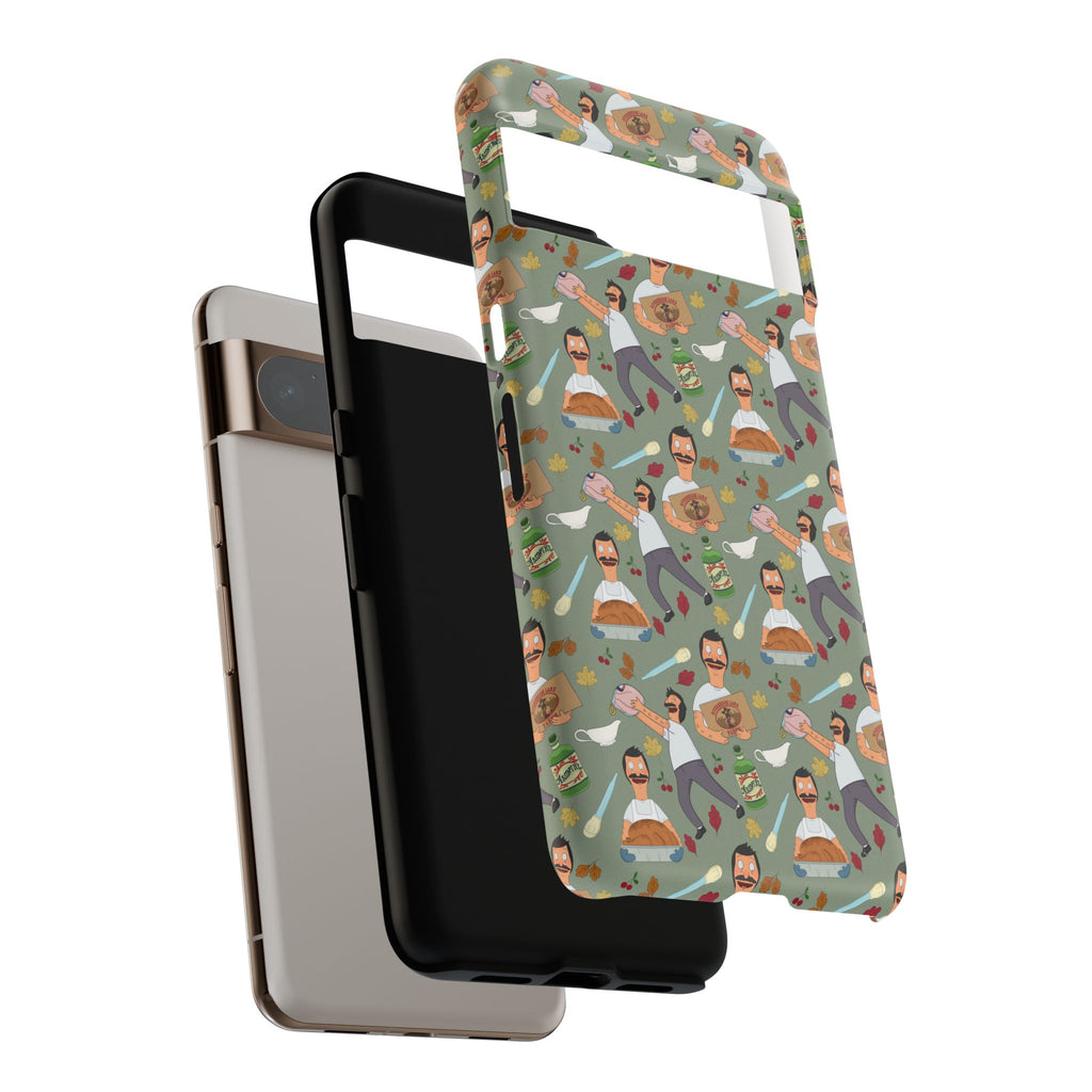 Bob's Burgers Inspired Thanksgiving Bob V1 Tough Case for iPhone, Samsung, and Google Phones
