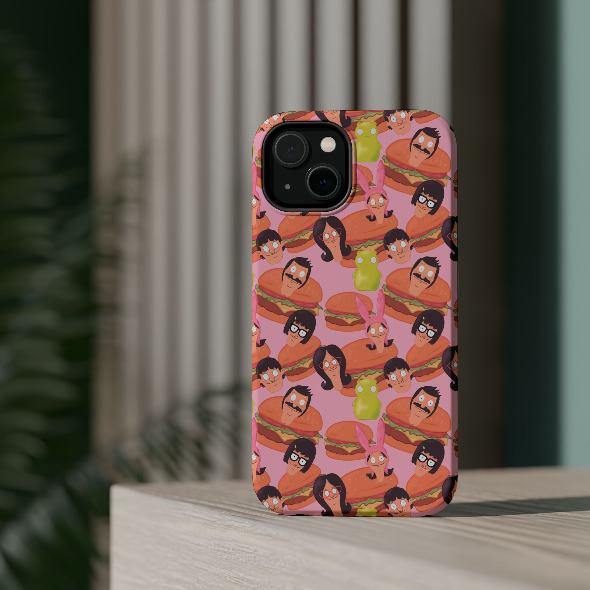 Belcher's Burger Time - Pink Magnetic Impact-Resistant iPhone Case
