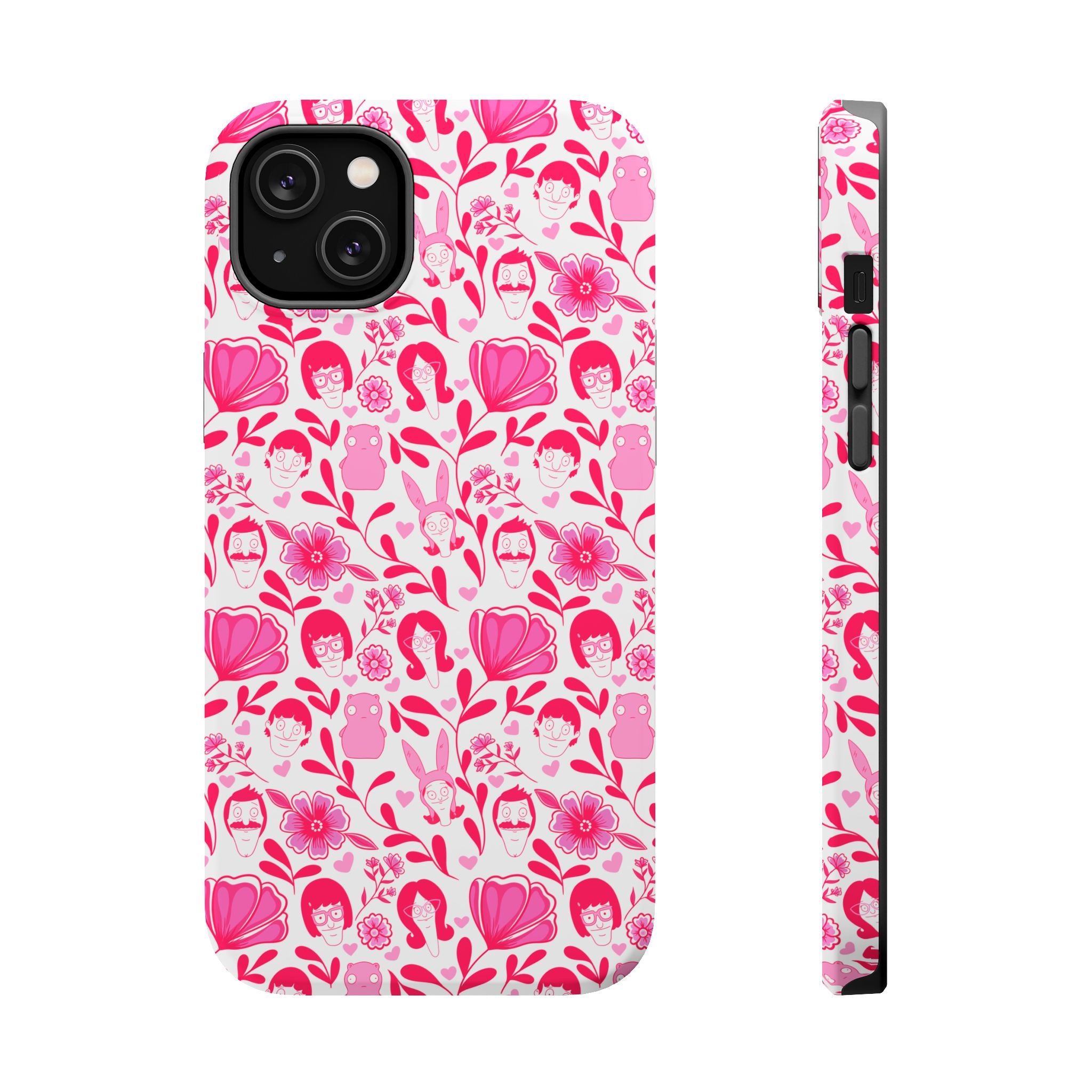 Belcher's Fine China iPhone Case V1 Pink – Magnetic Impact-Resistant