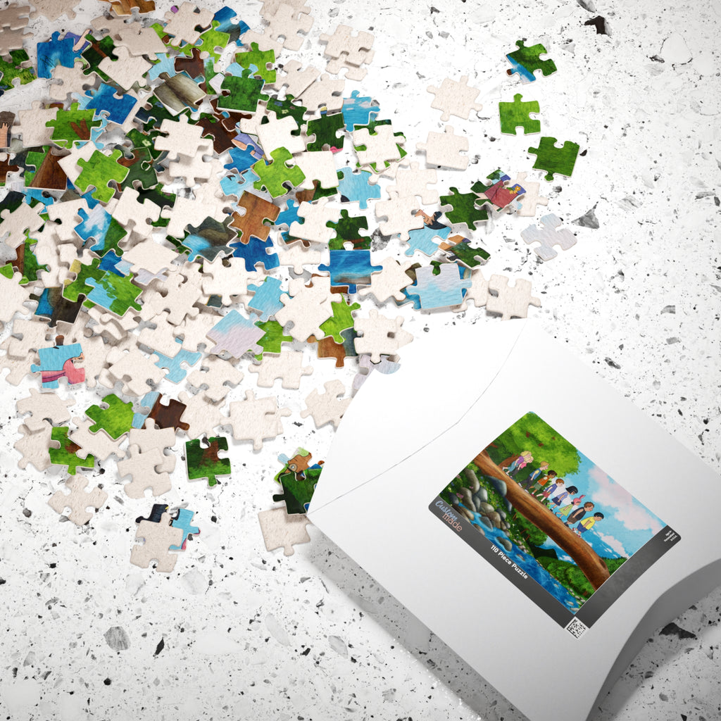 Adventure to see the Two Butted Goat – Ghibli and Bob's Burgers Inspired Jigsaw Puzzle (110–1014 pcs)