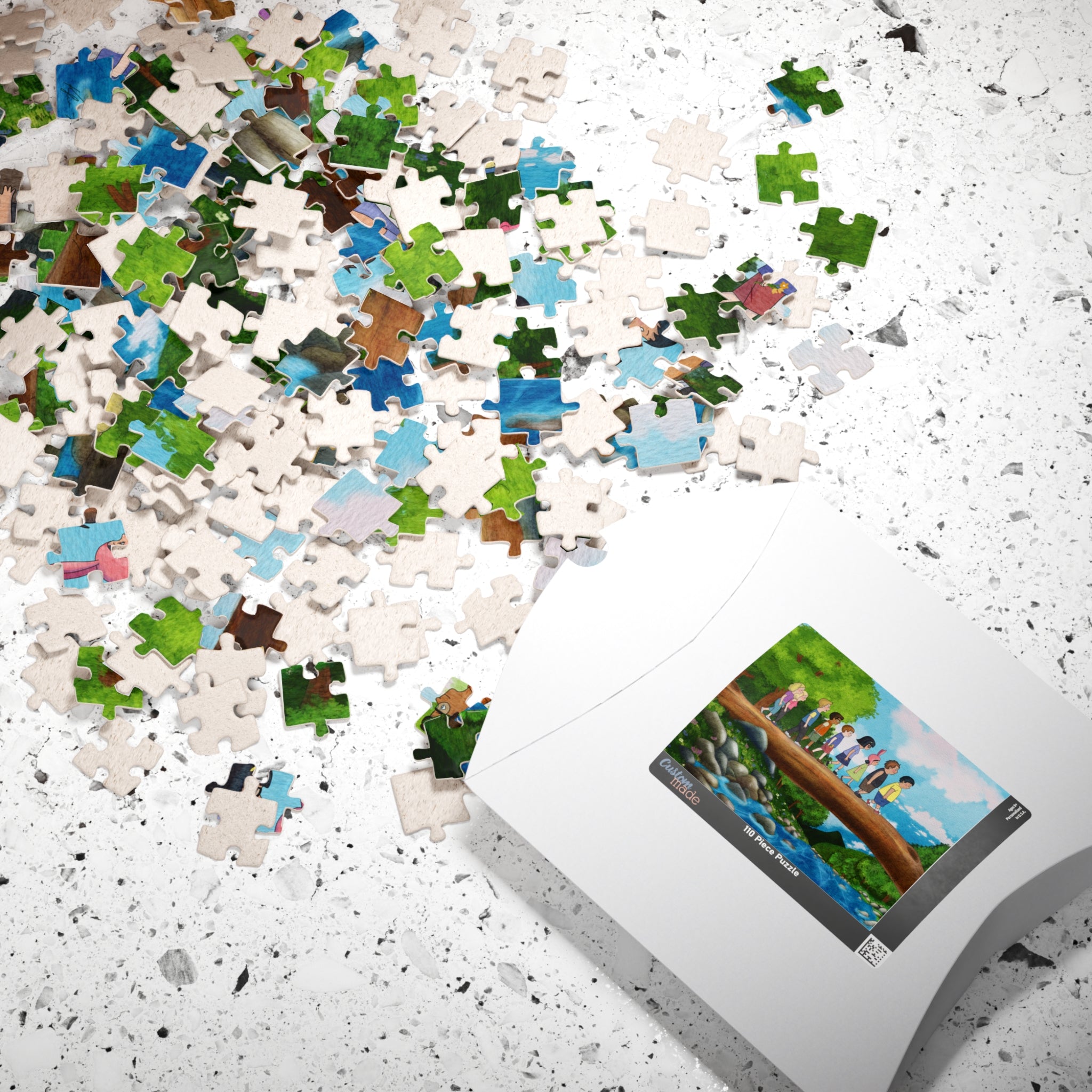 Adventure to see the Two Butted Goat – Ghibli and Bob's Burgers Inspired Jigsaw Puzzle (110–1014 pcs)