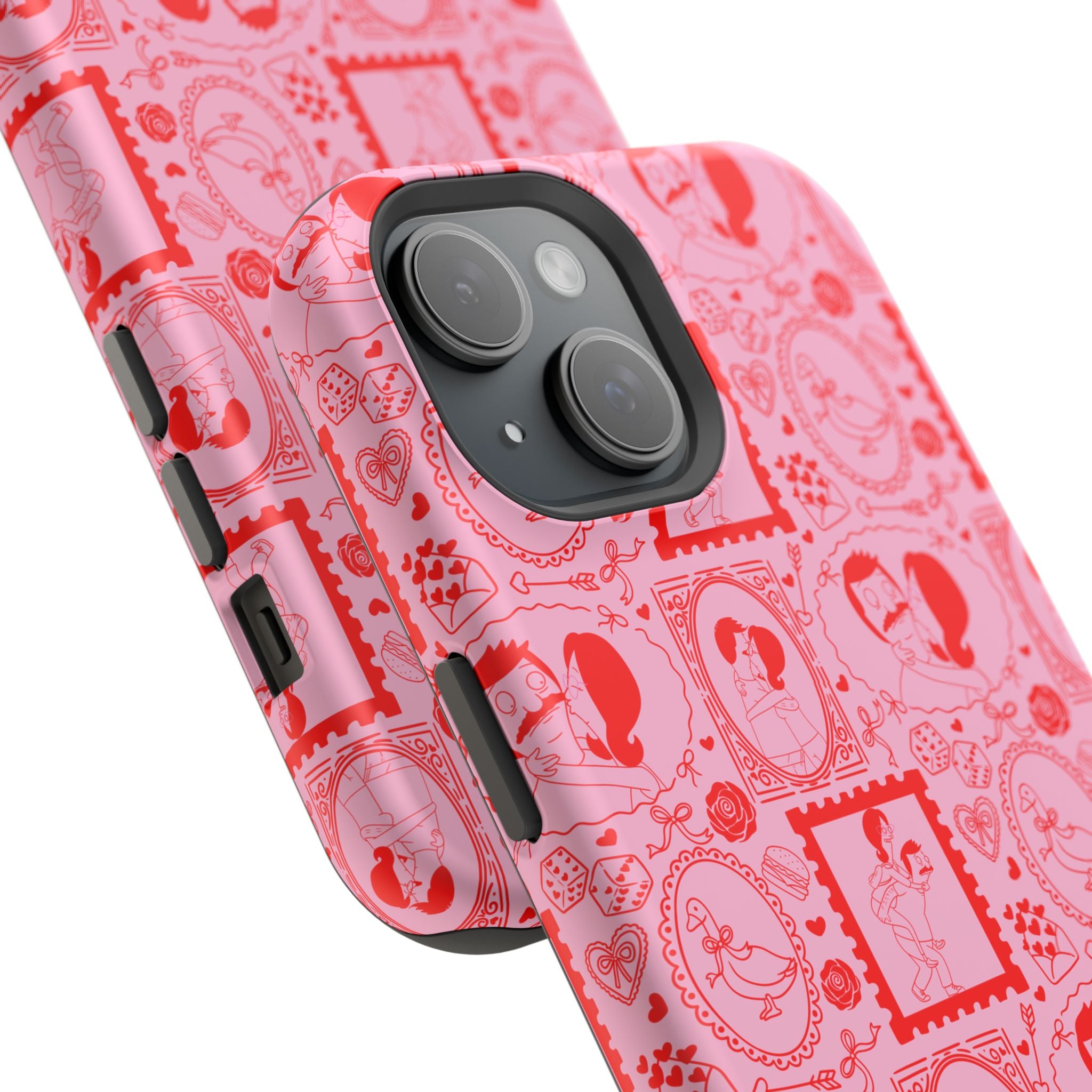Linda & Bob Valentine's iPhone Case – Magnetic Impact-Resistant PINK