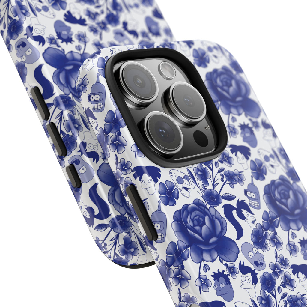 Futurama Inspired Fine China Tough Phone Case (iPhone, Samsung) Not MagSafe!