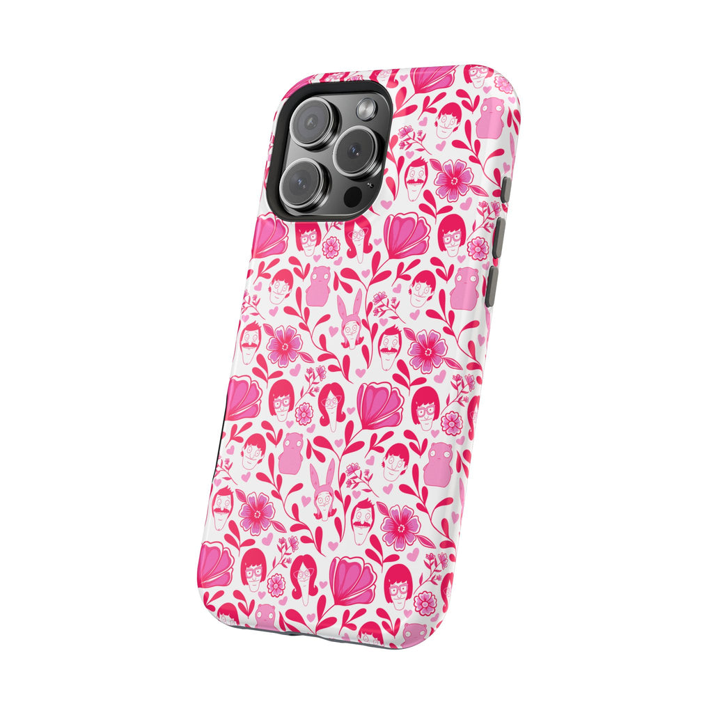 Belcher's Fine China iPhone Case V1 Pink – Magnetic Impact-Resistant