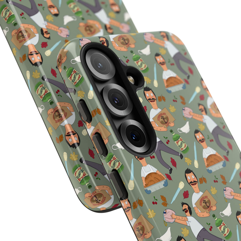 Bob's Burgers Inspired Thanksgiving Bob V1 Tough Case for iPhone, Samsung, and Google Phones