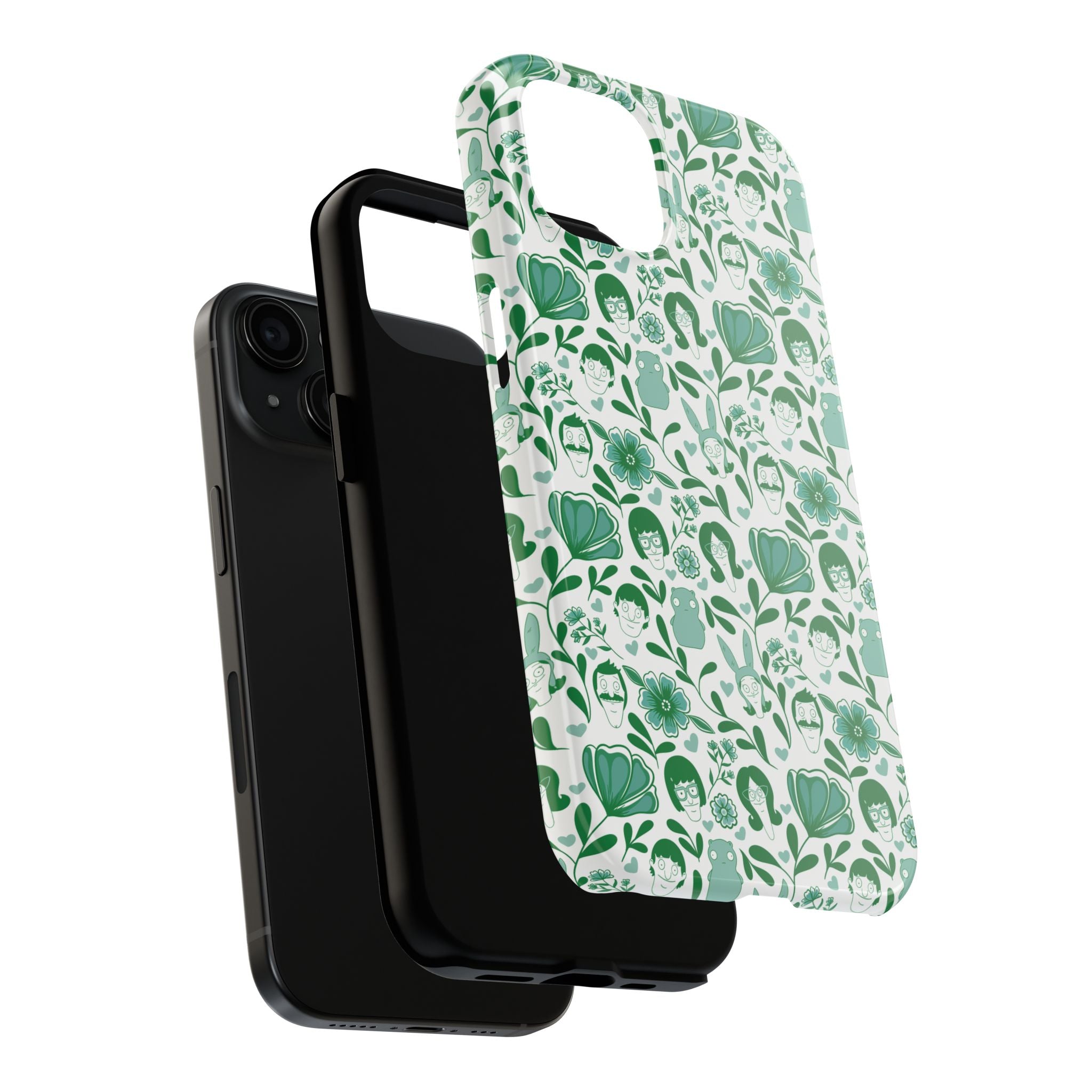 Belcher's Green Fine China Tough Phone Case (iPhone, Samsung) Not MagSafe!