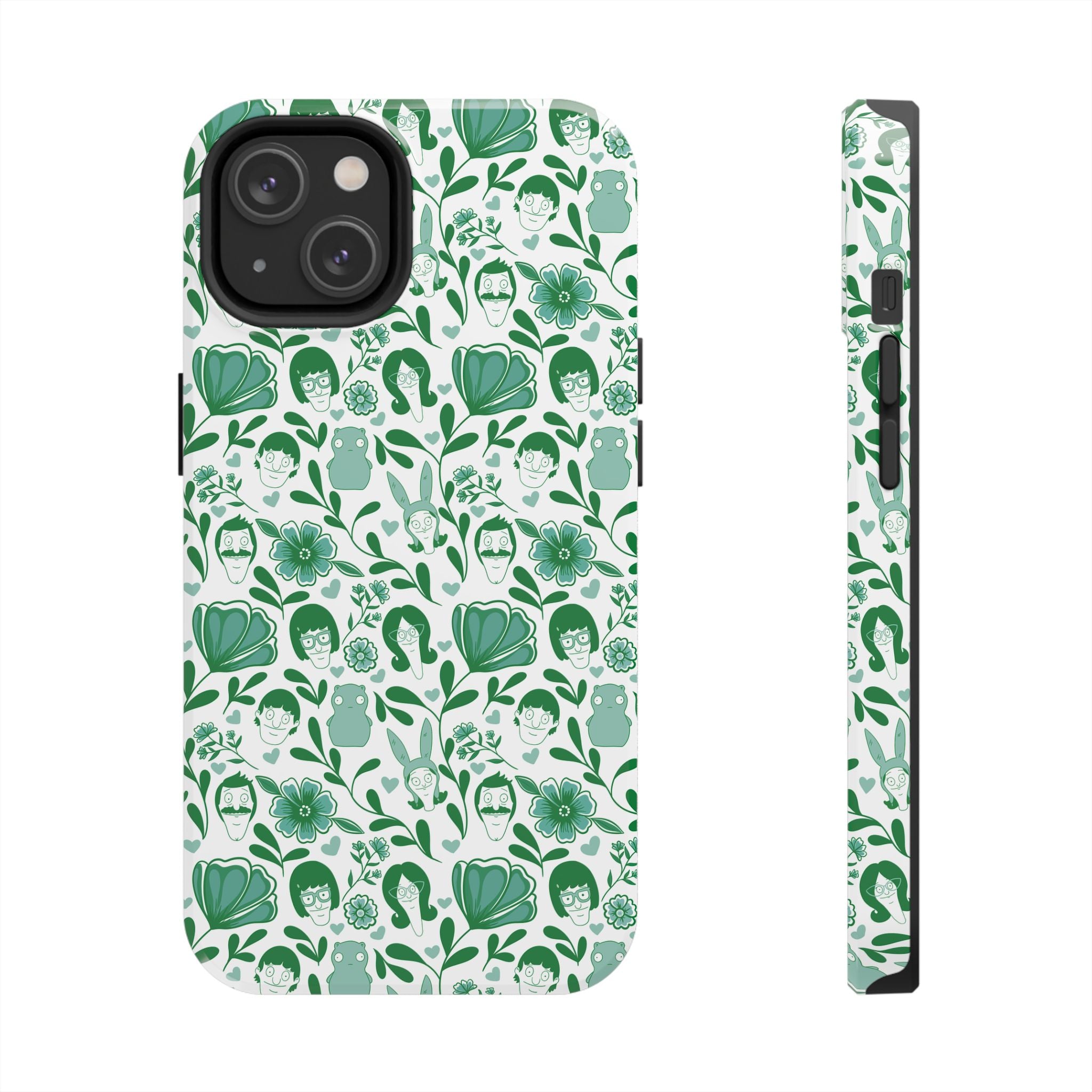 Belcher's Green Fine China Tough Phone Case (iPhone, Samsung) Not MagSafe!