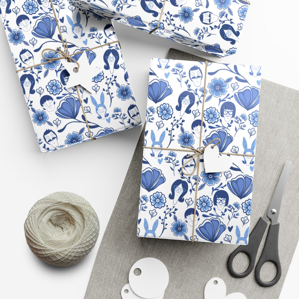 Bob's Burgers Inspired Fine China Floral Gift Wrap