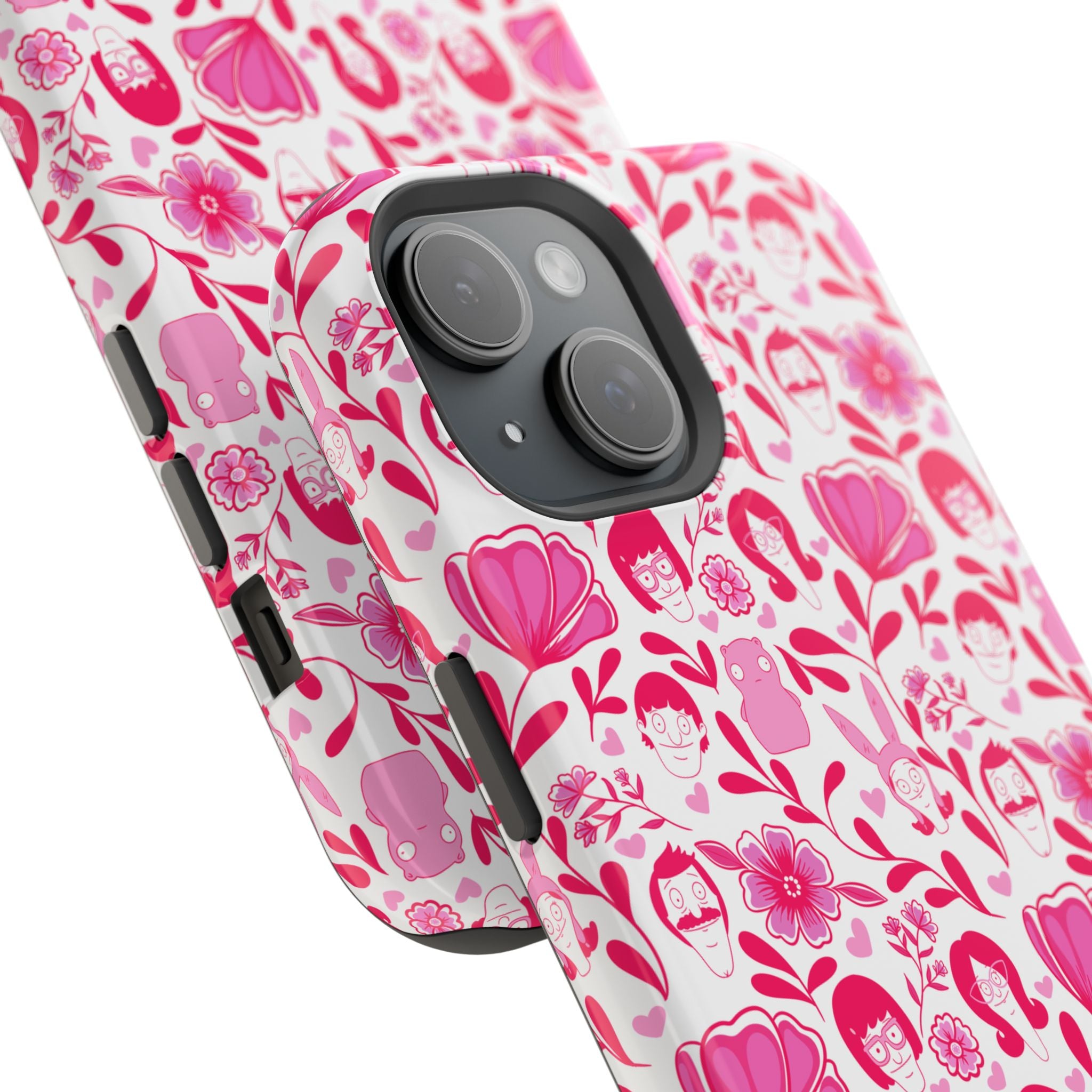 Belcher's Fine China iPhone Case V1 Pink – Magnetic Impact-Resistant