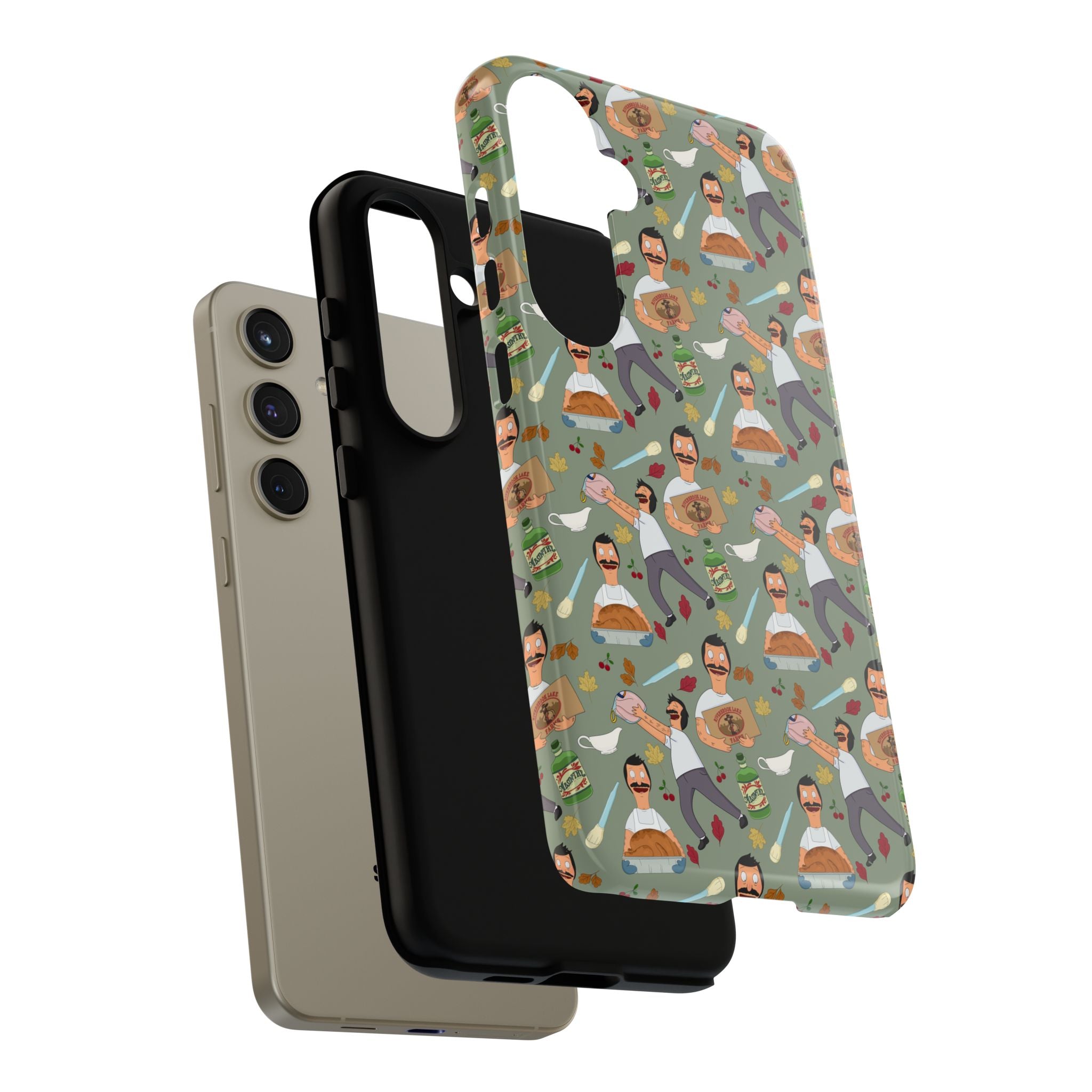 Bob's Burgers Inspired Thanksgiving Bob V1 Tough Case for iPhone, Samsung, and Google Phones