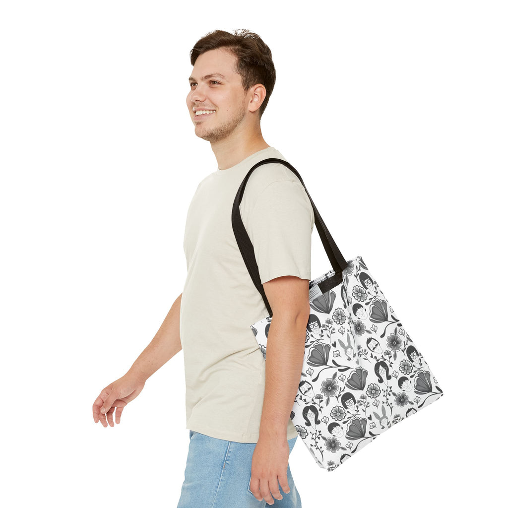 Grey Belcher's Fine China Tote Bag