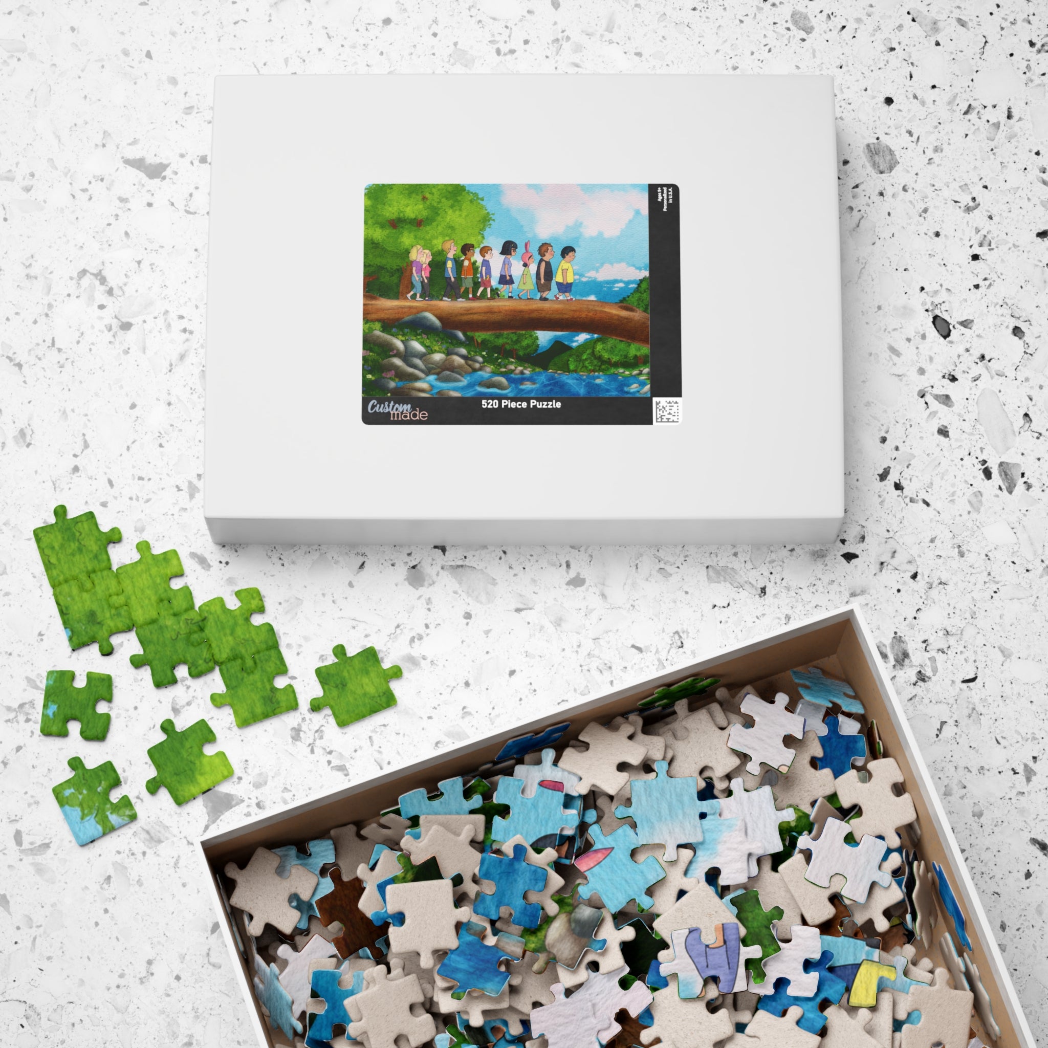 Adventure to see the Two Butted Goat – Ghibli and Bob's Burgers Inspired Jigsaw Puzzle (110–1014 pcs)