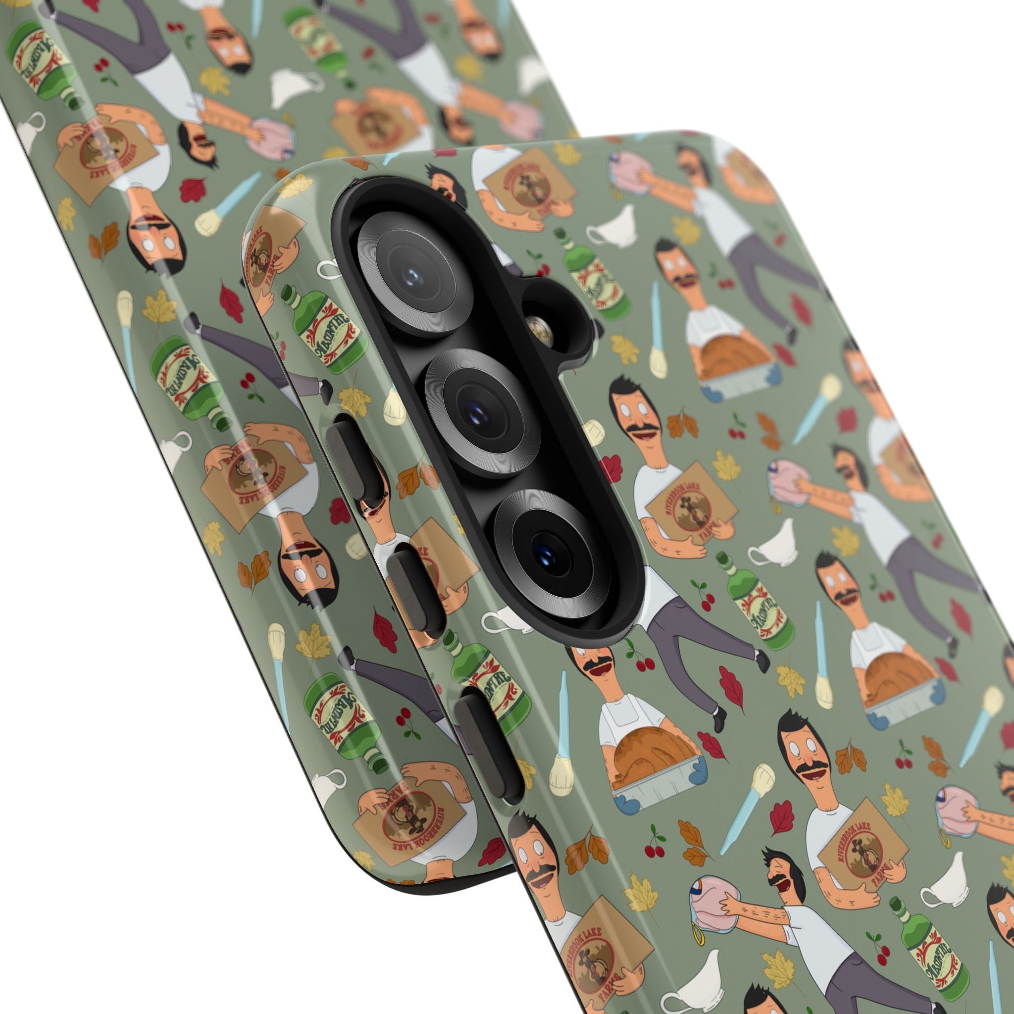Bob's Burgers Inspired Thanksgiving Bob V1 Tough Case for iPhone, Samsung, and Google Phones