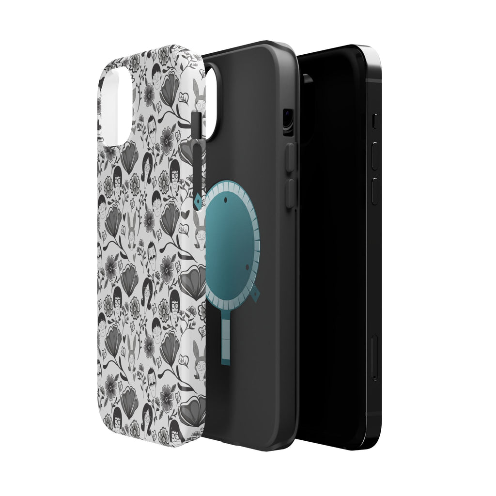 Belcher's Fine China iPhone Case V1 Monochrome – Magnetic Impact-Resistant