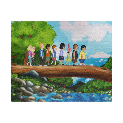 Adventure to see the Two Butted Goat – Ghibli and Bob's Burgers Inspired Jigsaw Puzzle (110–1014 pcs)