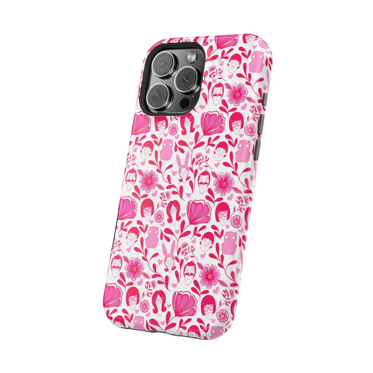Belcher's Fine China iPhone Case V1 Pink – Magnetic Impact-Resistant