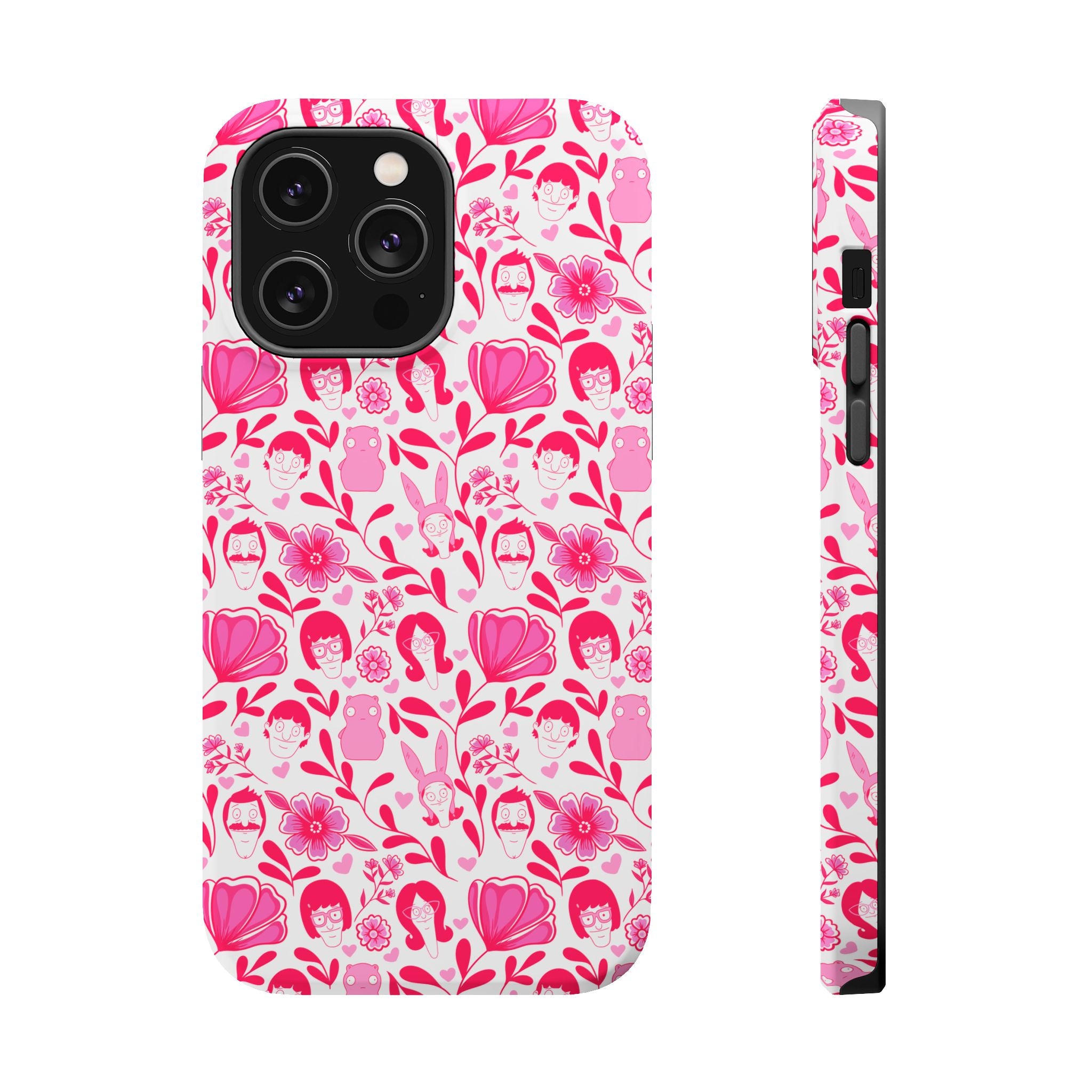 Belcher's Fine China iPhone Case V1 Pink – Magnetic Impact-Resistant