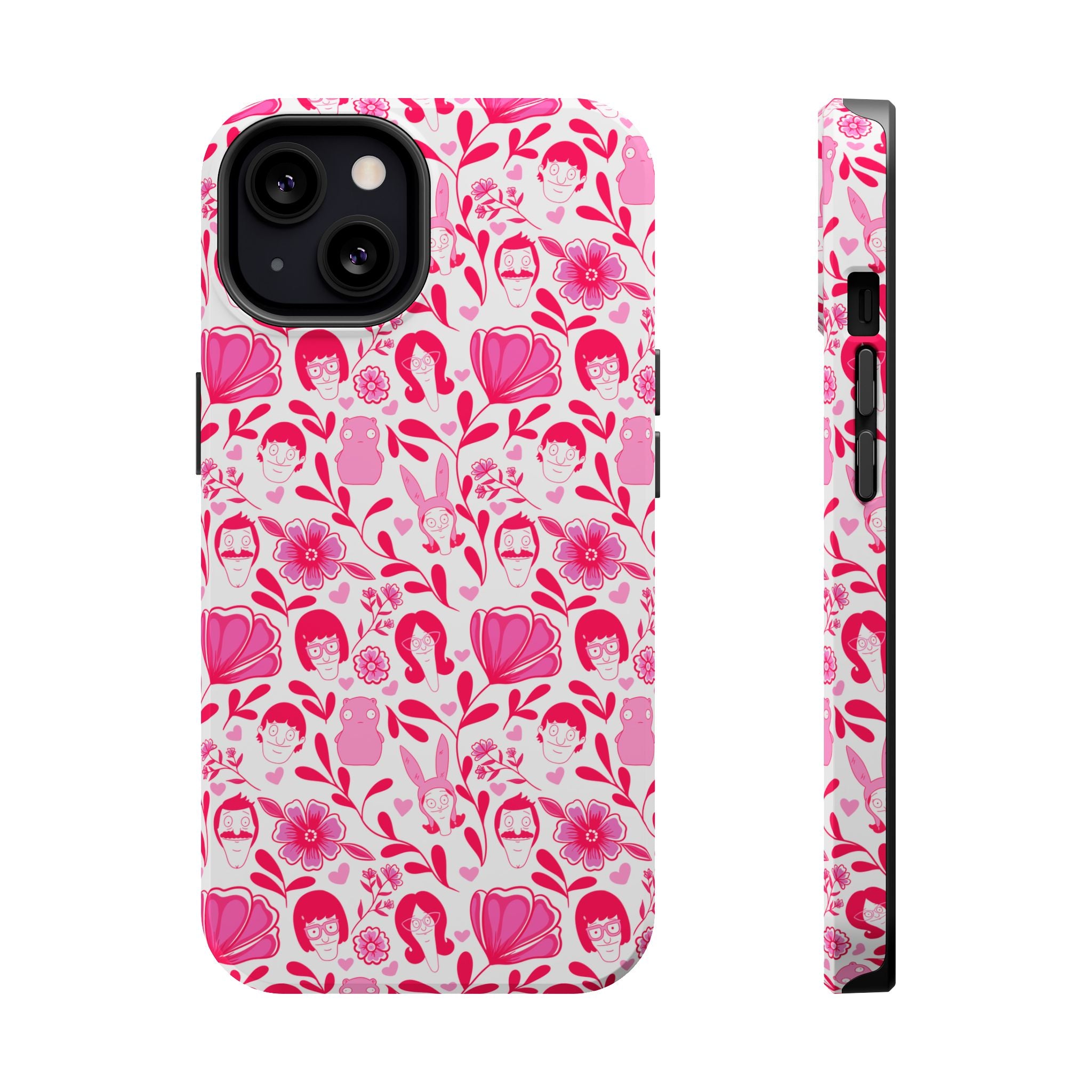 Belcher's Fine China iPhone Case V1 Pink – Magnetic Impact-Resistant