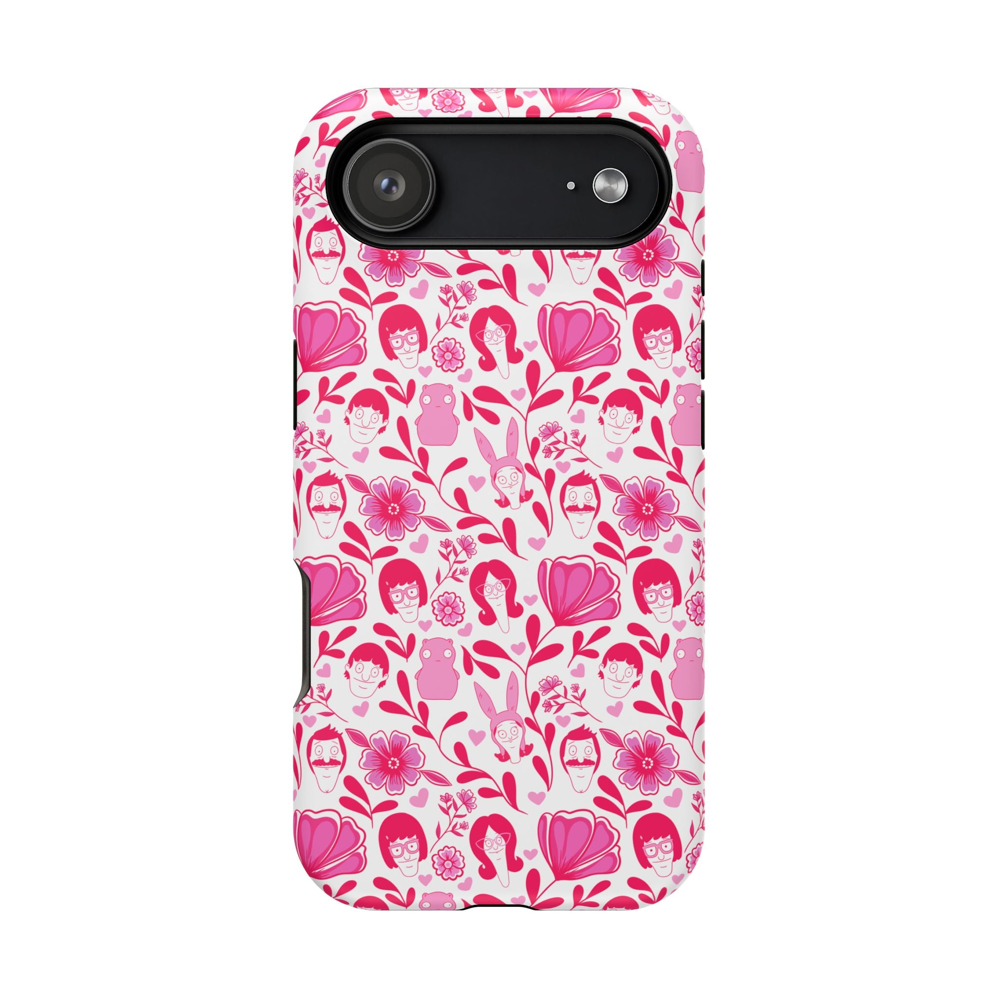 Belcher's Fine China iPhone Case V1 Pink – Magnetic Impact-Resistant