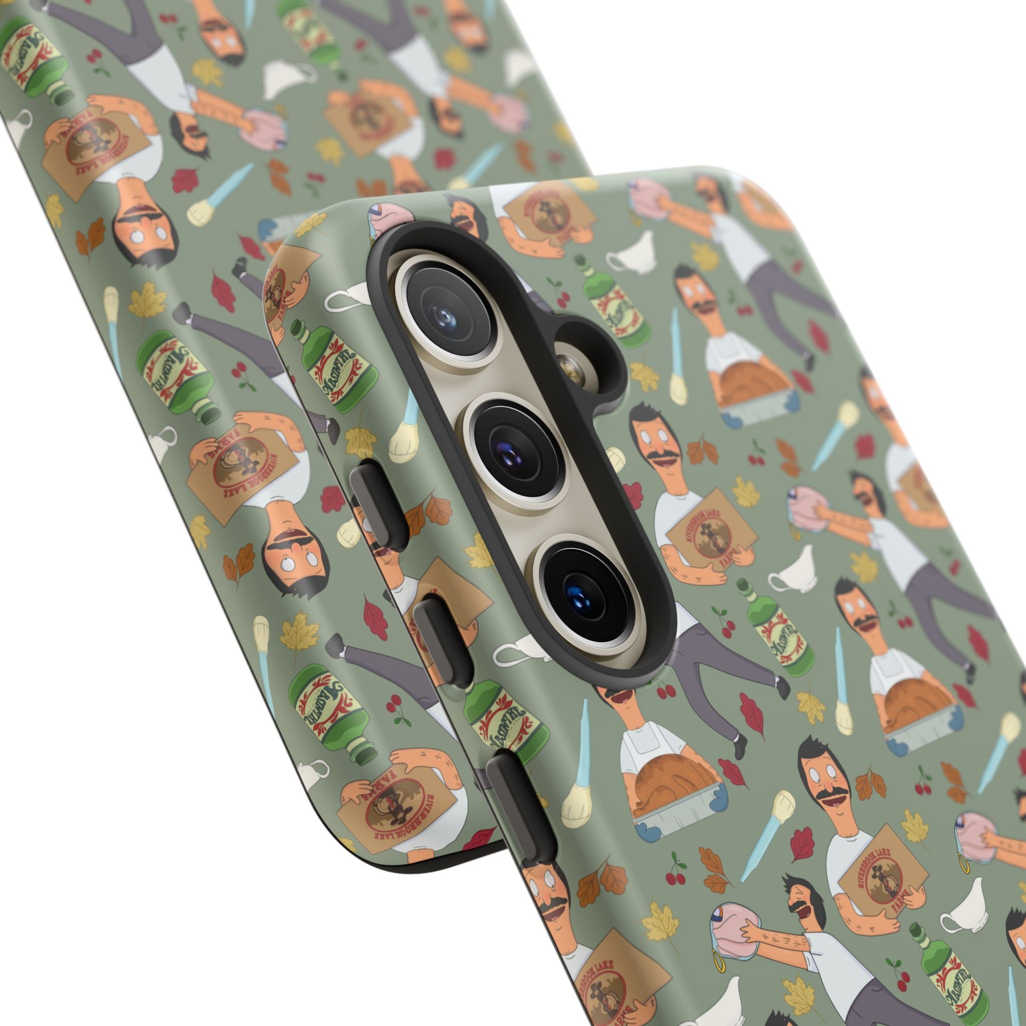 Bob's Burgers Inspired Thanksgiving Bob V1 Tough Case for iPhone, Samsung, and Google Phones