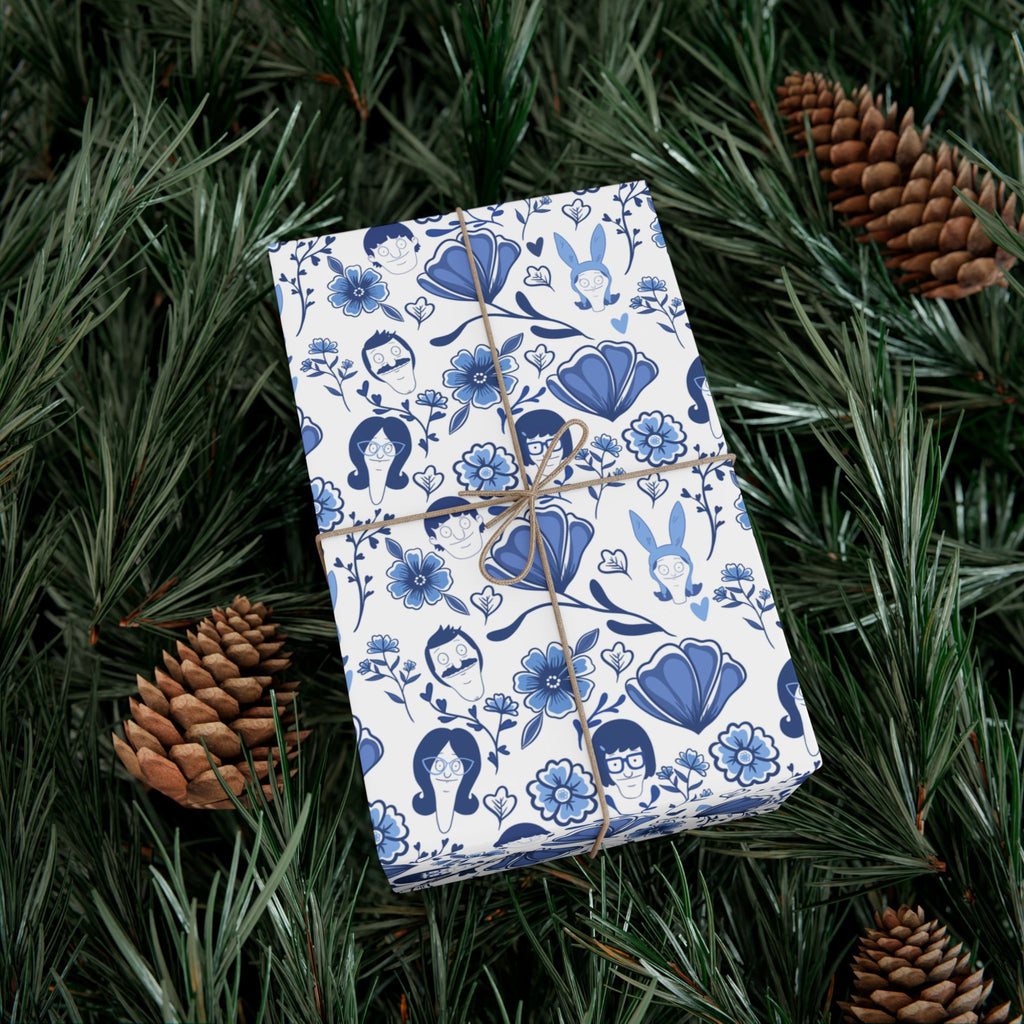 Bob's Burgers Inspired Fine China Floral Gift Wrap
