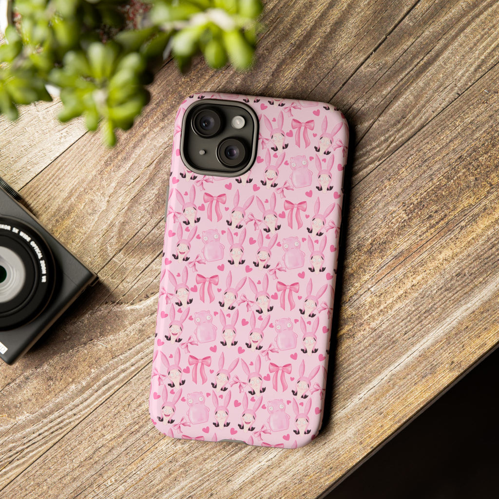 Bob's Burgers Inspired Coquette Louise Tough Case for iPhone, Google, and Samsung