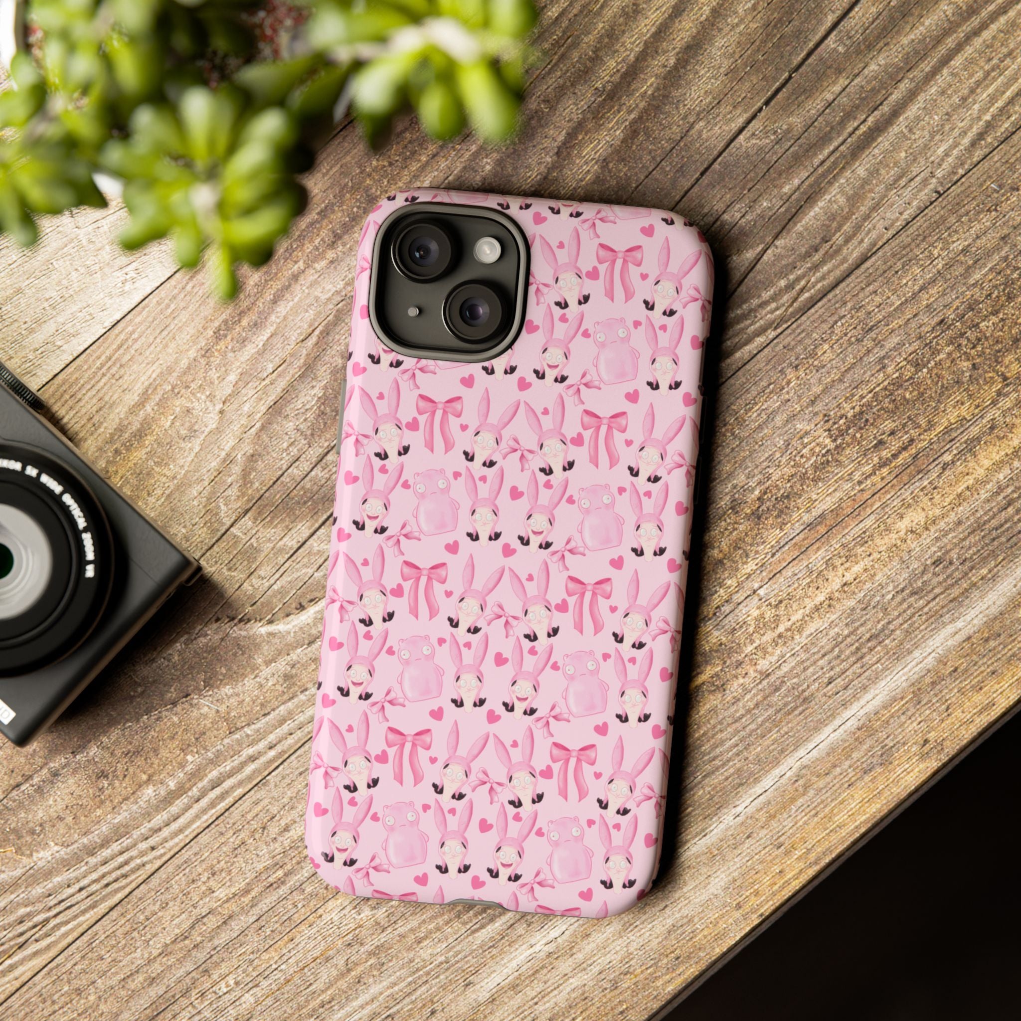 Bob's Burgers Inspired Coquette Louise Tough Case for iPhone, Google, and Samsung