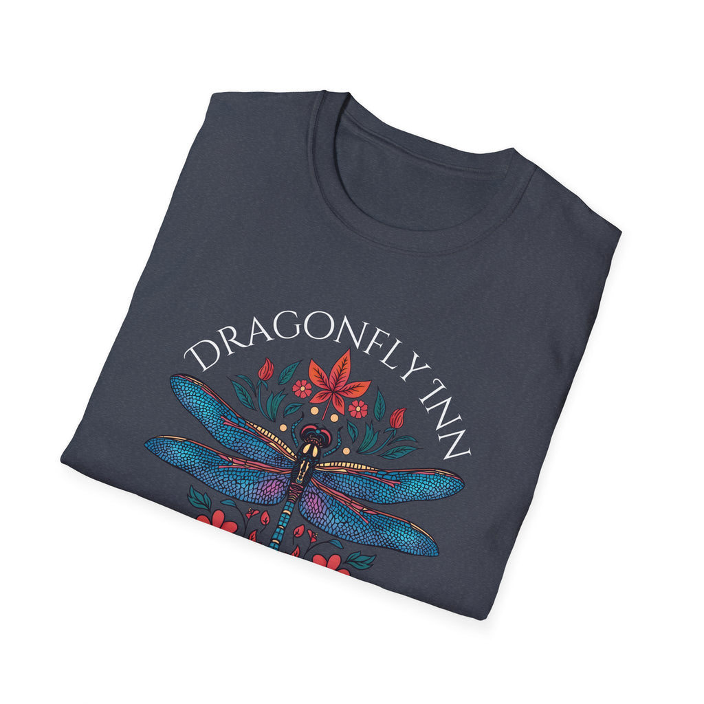 Dragonfly Inn Inspired Graphic T-Shirt, Boho Tee, Nature Lover Gift, Comfortable Casual Wear, Perfect for Summer