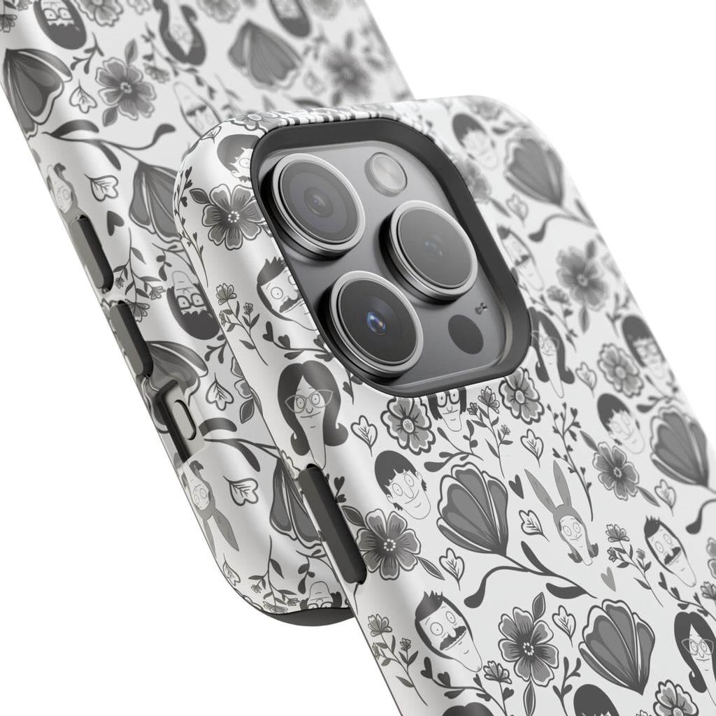 Belcher's Fine China iPhone Case V1 Monochrome – Magnetic Impact-Resistant