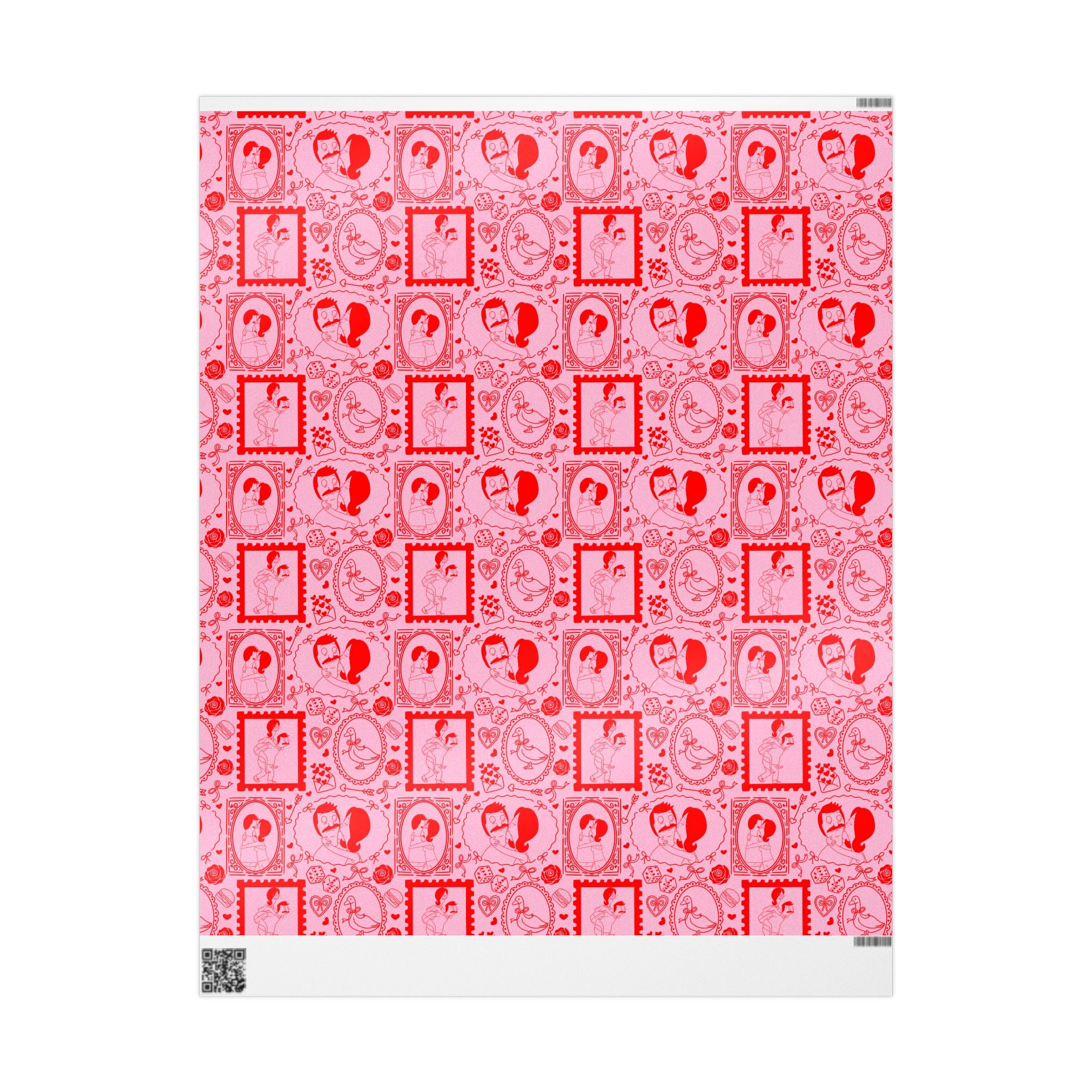 Belcher's Pink Valentine's Gift Wrap