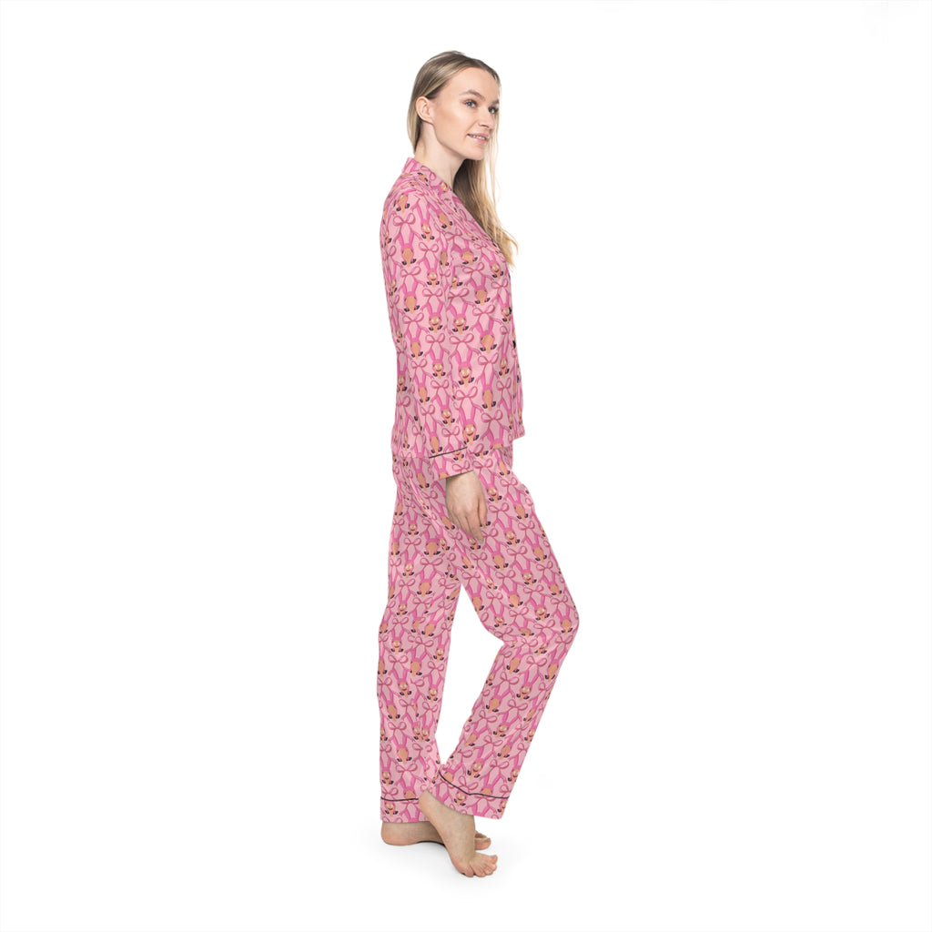 Coquette Louise Satin Pajamas - Women's