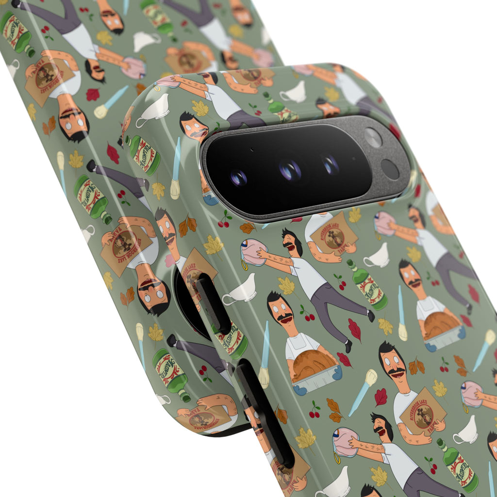 Bob's Burgers Inspired Thanksgiving Bob V1 Tough Case for iPhone, Samsung, and Google Phones