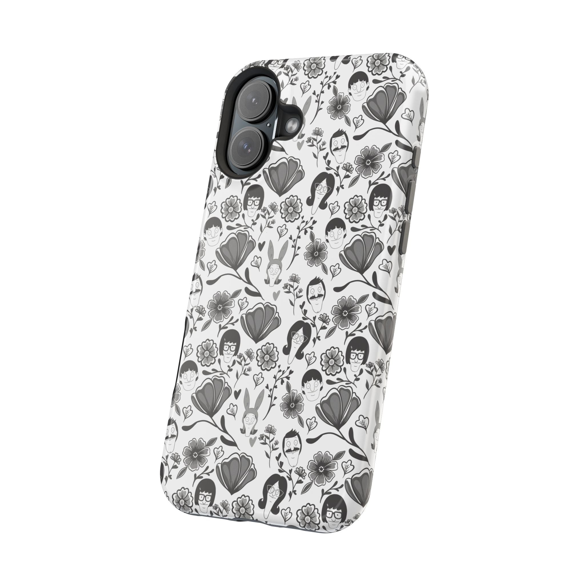 Belcher's Fine China iPhone Case V1 Monochrome – Magnetic Impact-Resistant