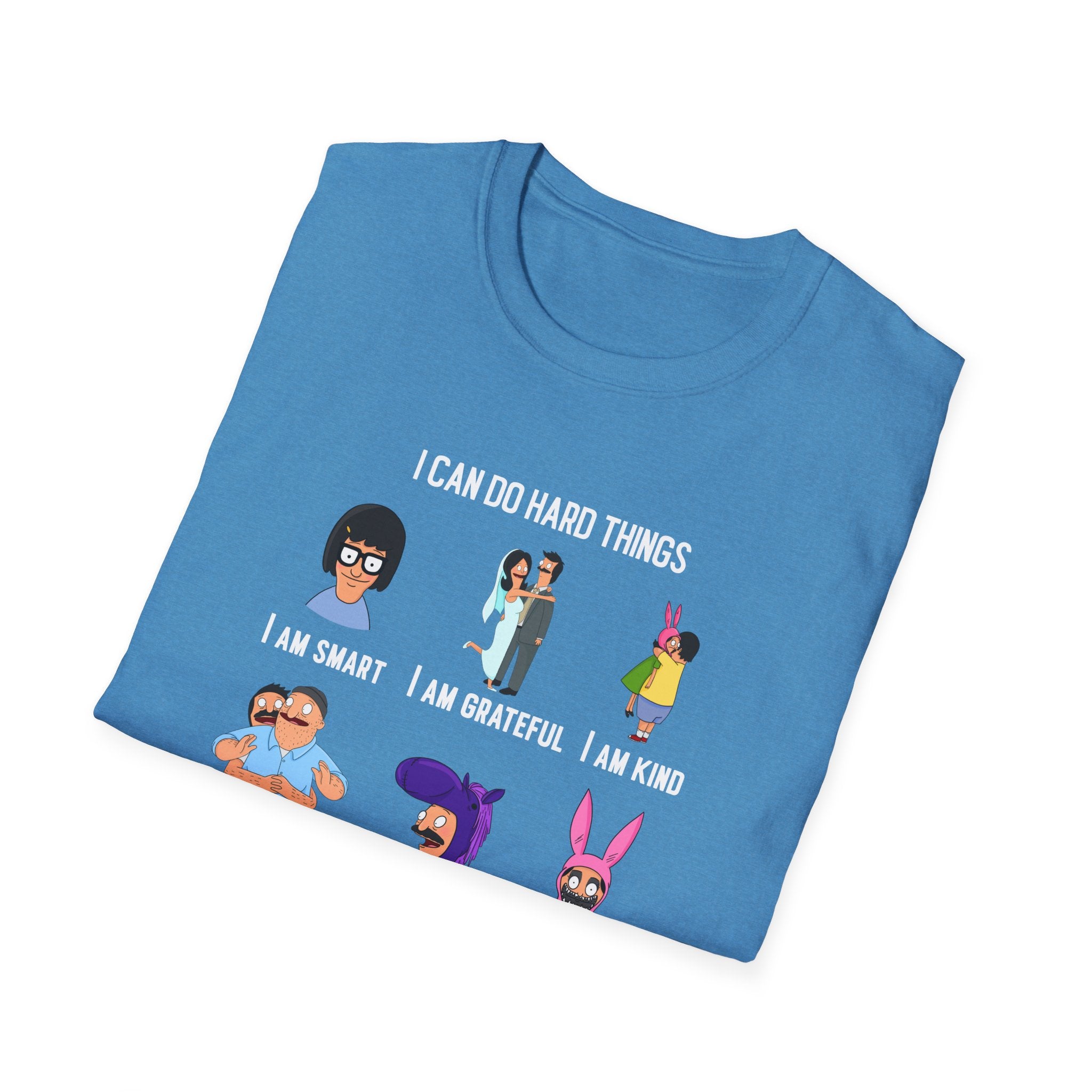 Bob's Burgers Inspired I Can Do Hard Things Unisex Softstyle T-Shirt