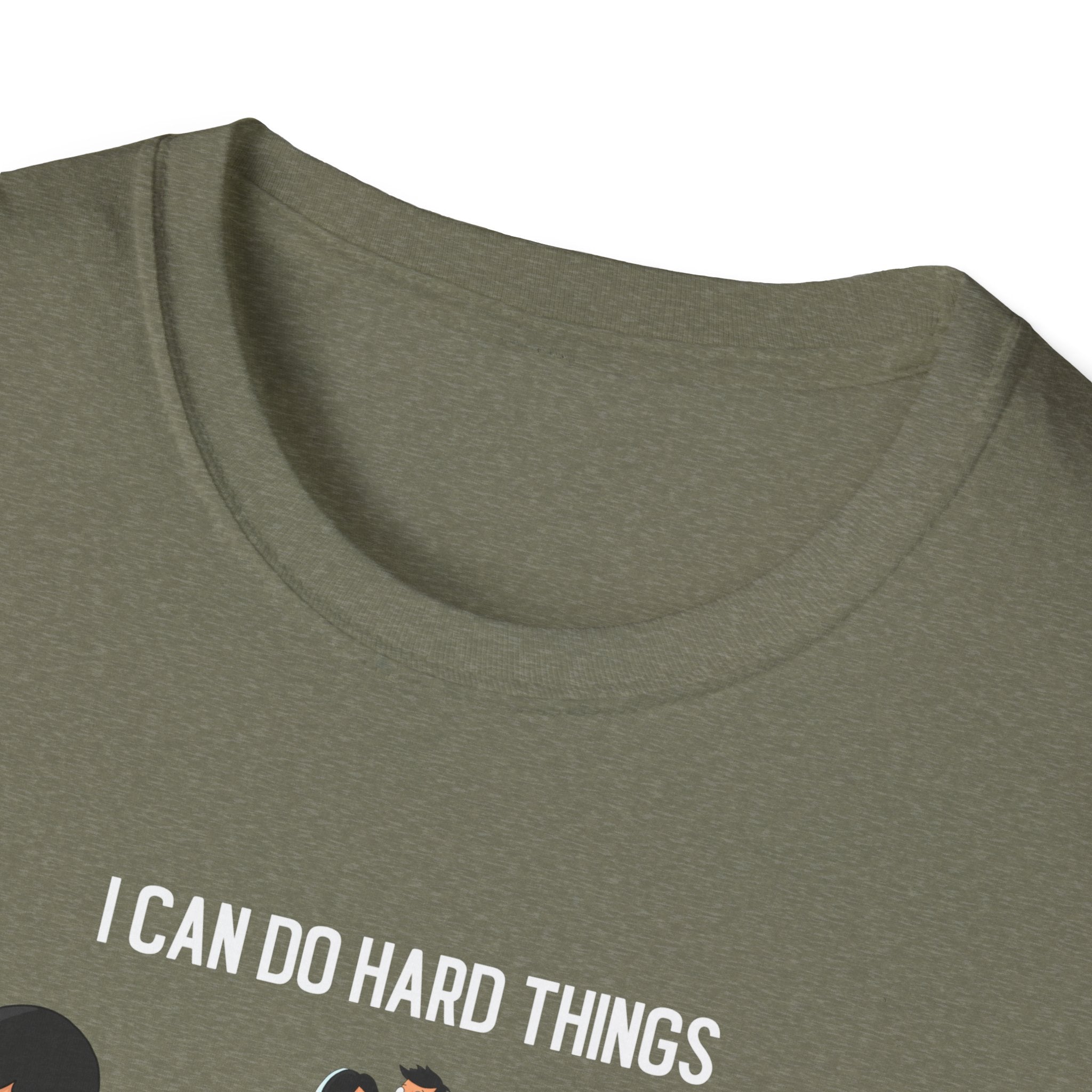 Bob's Burgers Inspired I Can Do Hard Things Unisex Softstyle T-Shirt