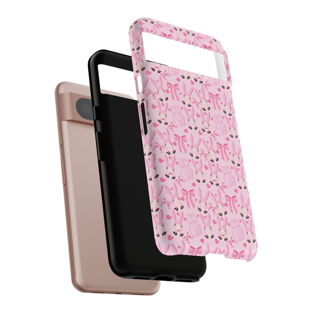 Bob's Burgers Inspired Coquette Louise Tough Case for iPhone, Google, and Samsung