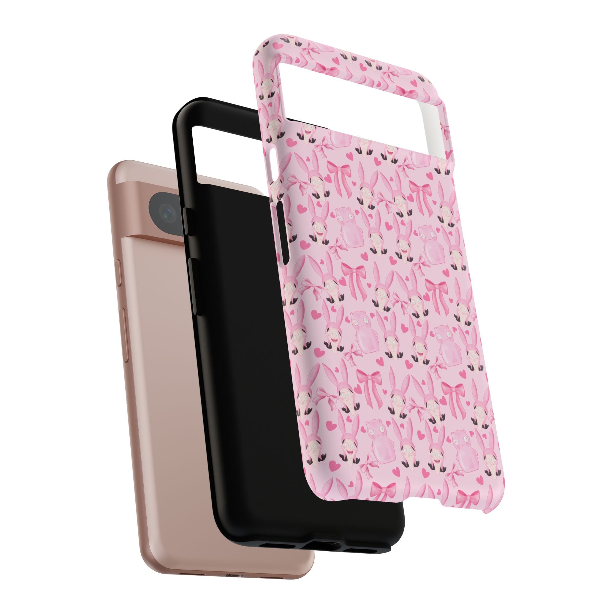 Bob's Burgers Inspired Coquette Louise Tough Case for iPhone, Google, and Samsung