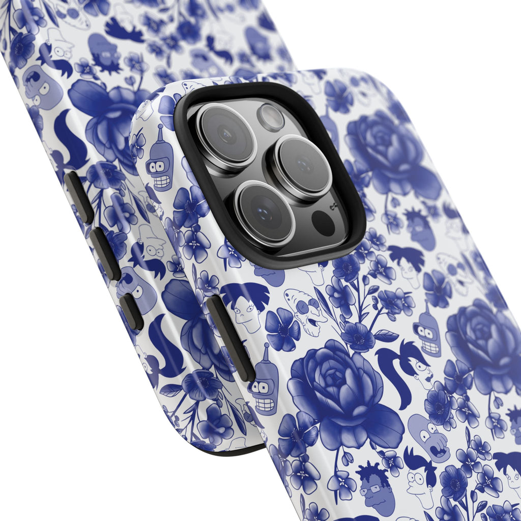 Futurama Inspired Fine China Tough Phone Case (iPhone, Samsung) Not MagSafe!