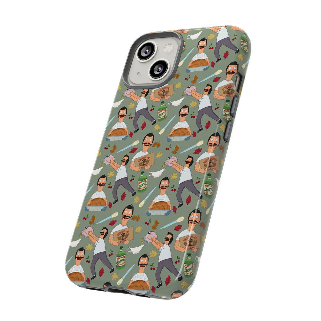 Bob's Burgers Inspired Thanksgiving Bob V1 Tough Case for iPhone, Samsung, and Google Phones