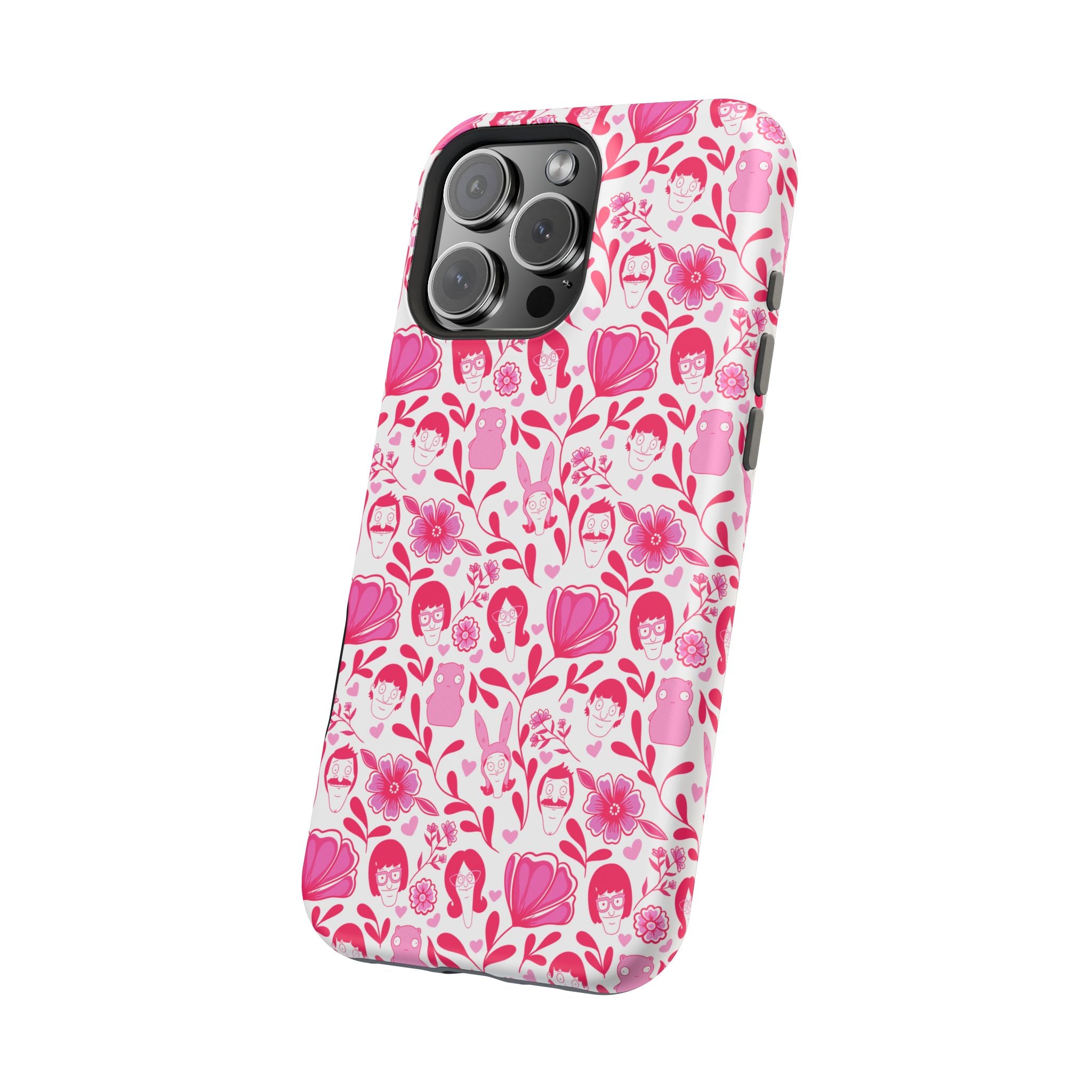 Belcher's Fine China iPhone Case V1 Pink – Magnetic Impact-Resistant