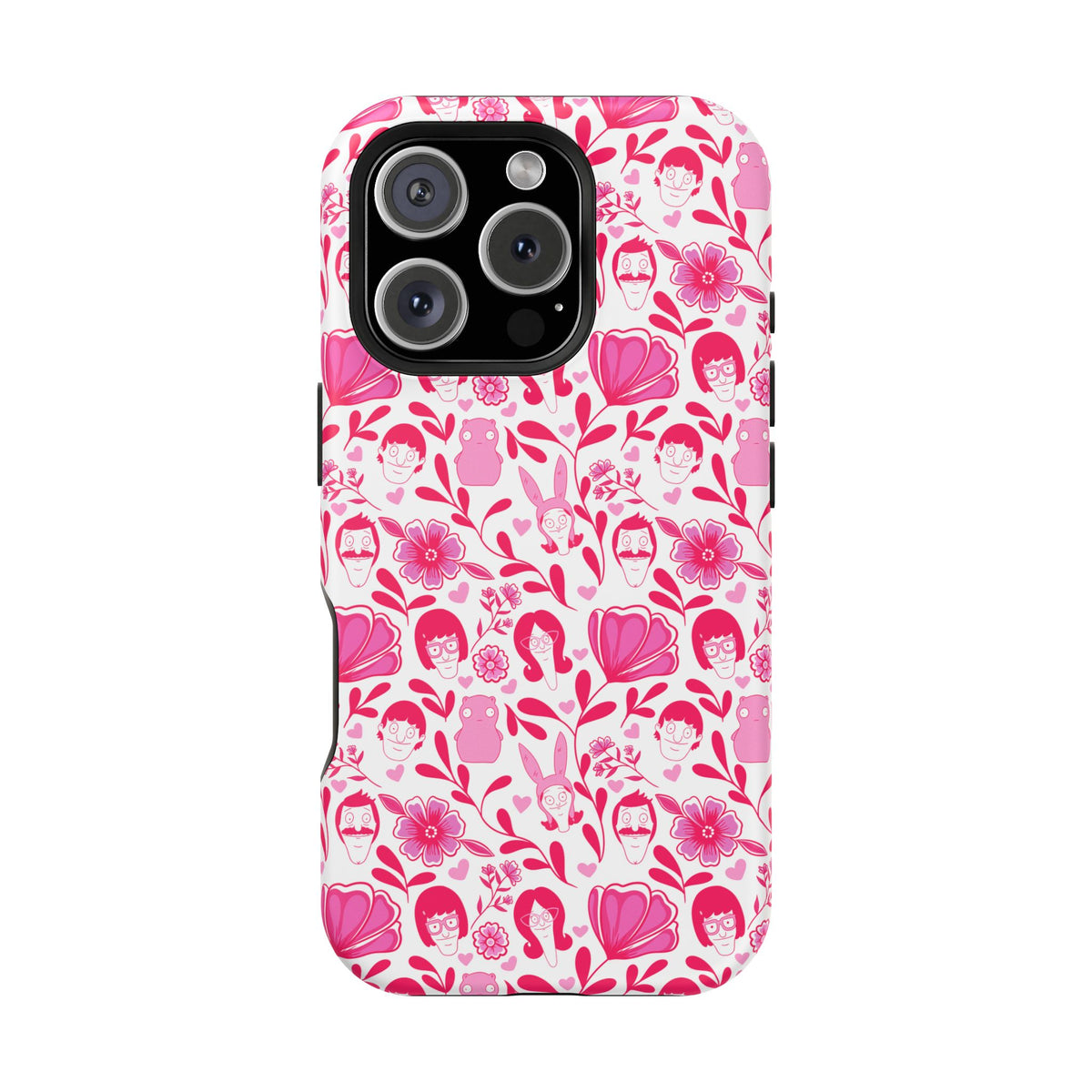 Belcher's Fine China iPhone Case V1 Pink – Magnetic Impact-Resistant