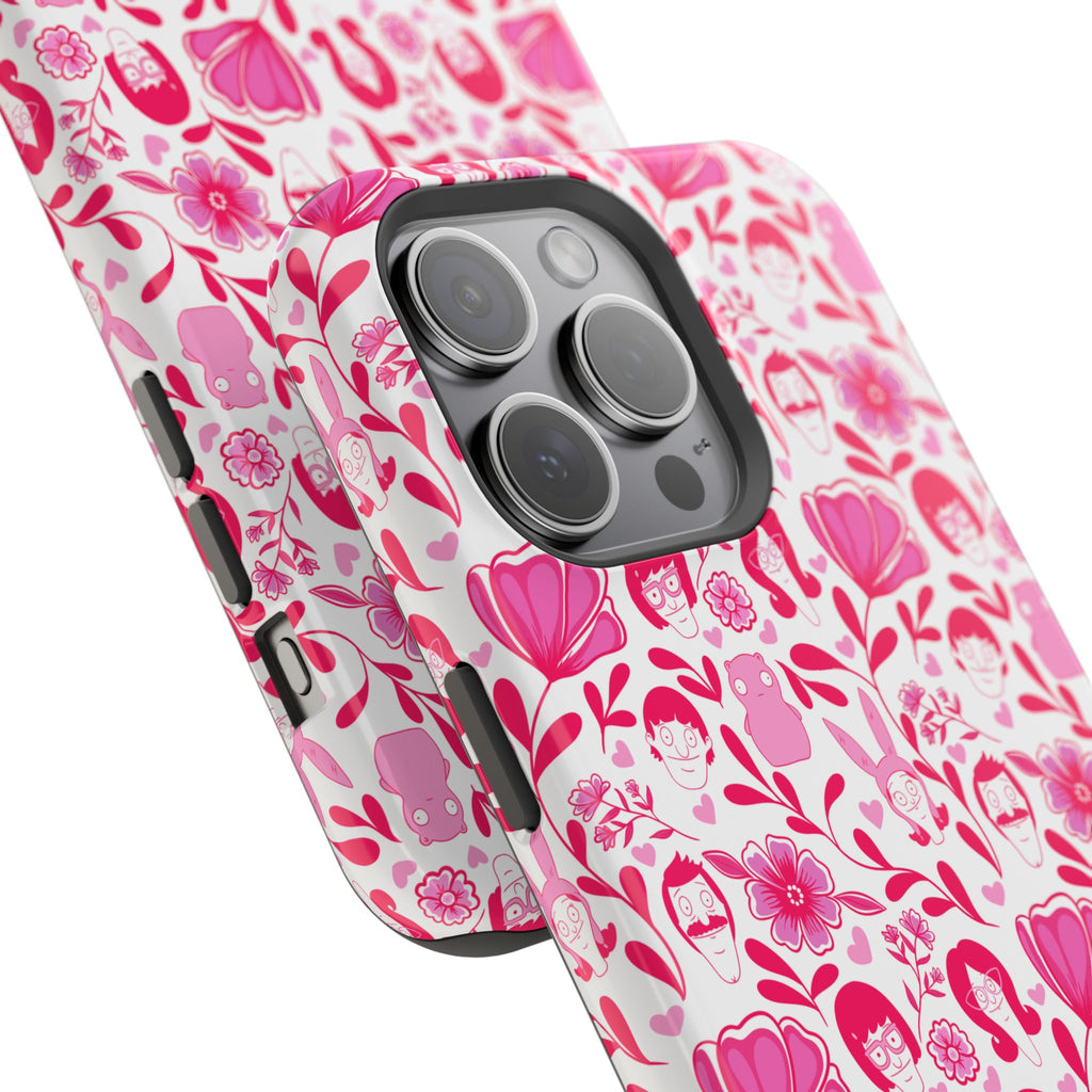 Belcher's Fine China iPhone Case V1 Pink – Magnetic Impact-Resistant