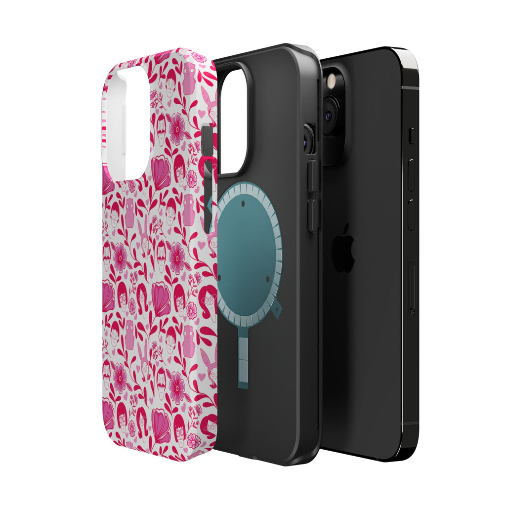 Belcher's Fine China iPhone Case V1 Pink – Magnetic Impact-Resistant