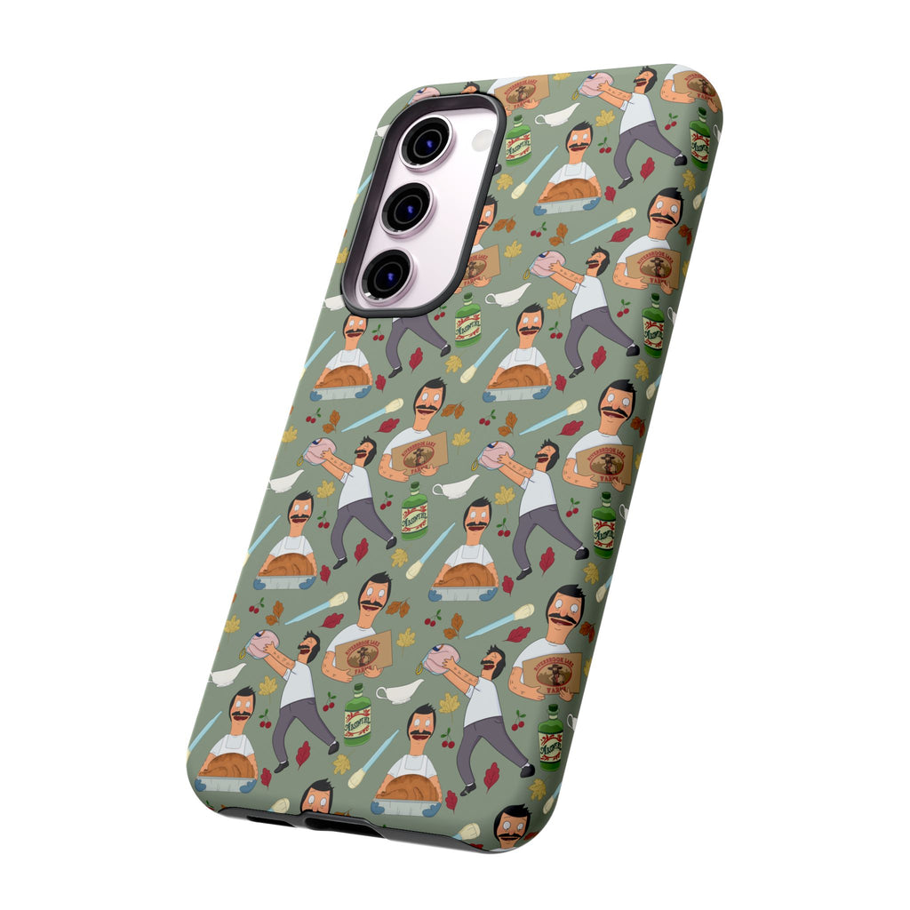 Bob's Burgers Inspired Thanksgiving Bob V1 Tough Case for iPhone, Samsung, and Google Phones