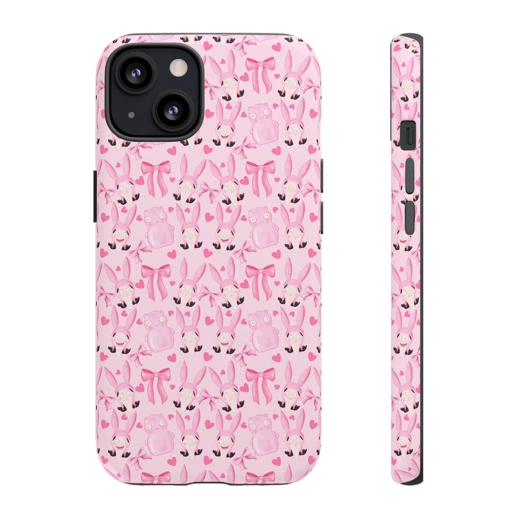 Bob's Burgers Inspired Coquette Louise Tough Case for iPhone, Google, and Samsung