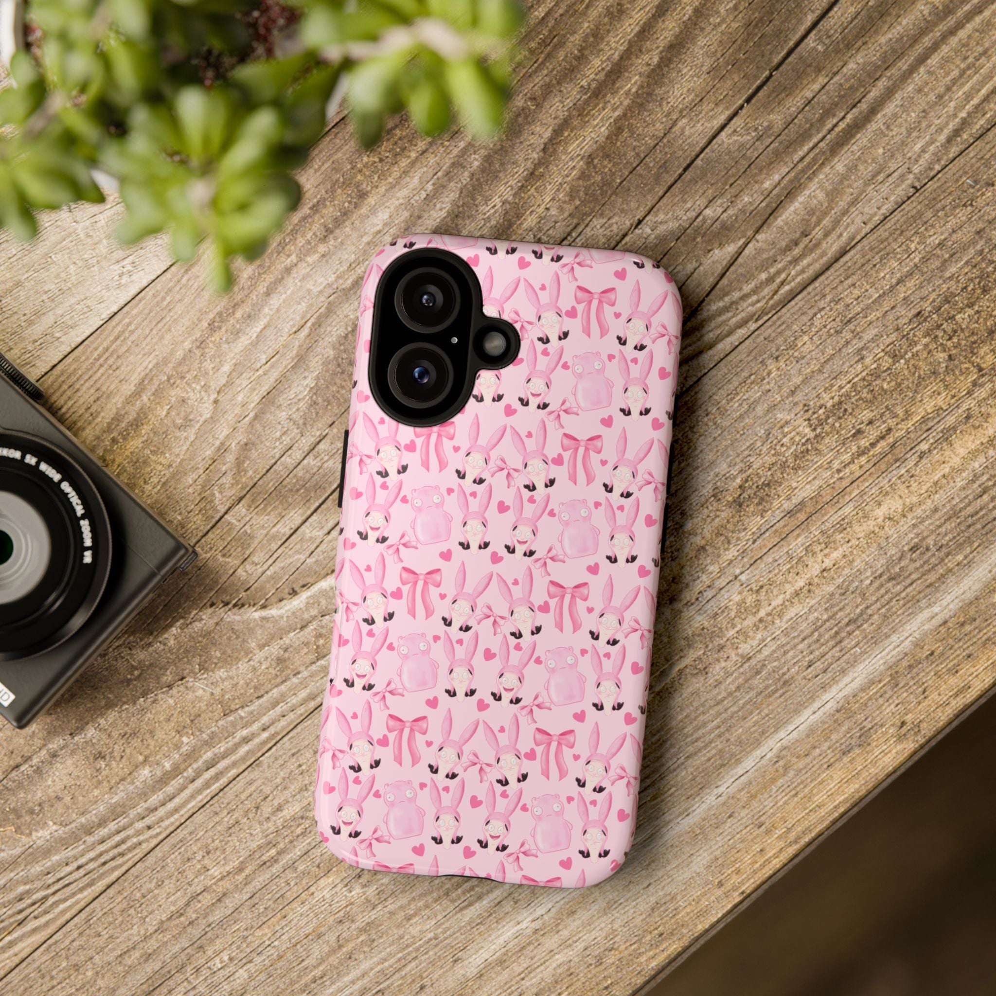 Bob's Burgers Inspired Coquette Louise Tough Case for iPhone, Google, and Samsung