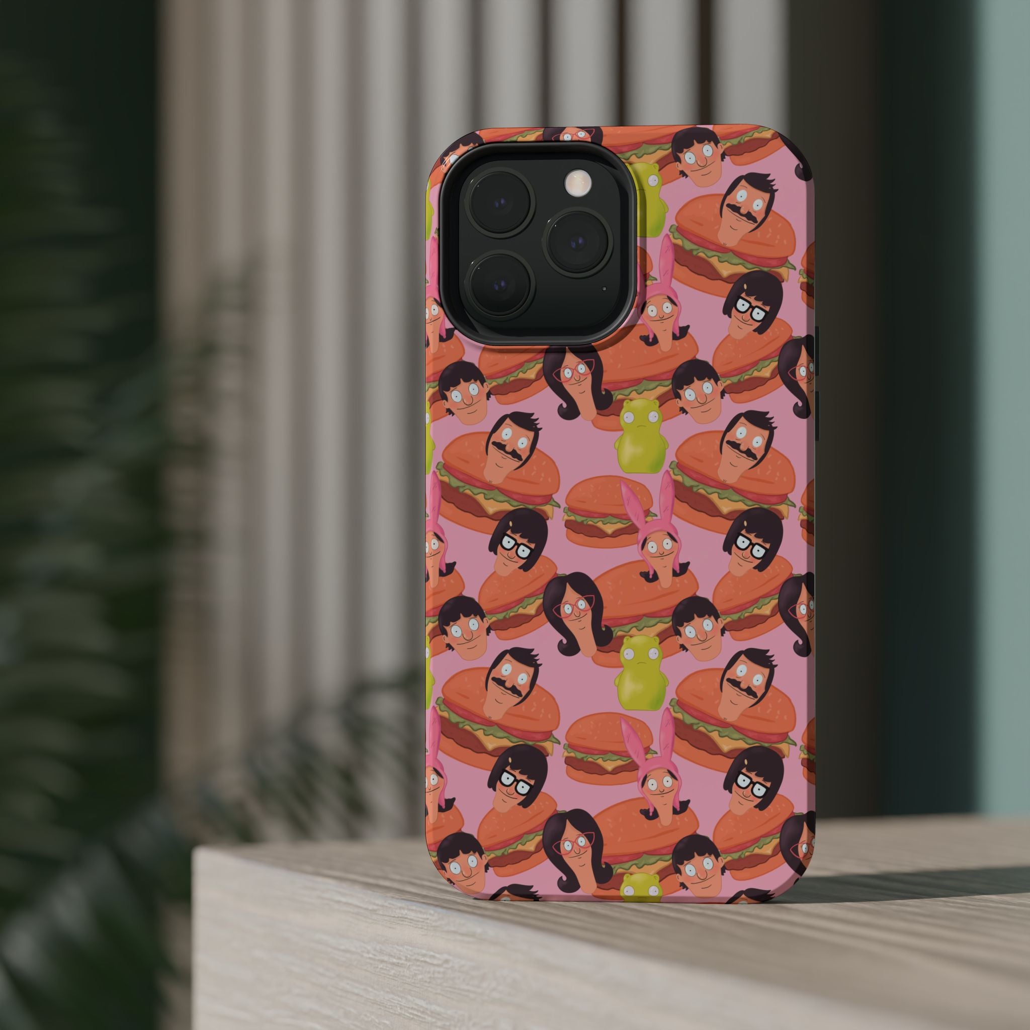 Belcher's Burger Time - Pink Magnetic Impact-Resistant iPhone Case